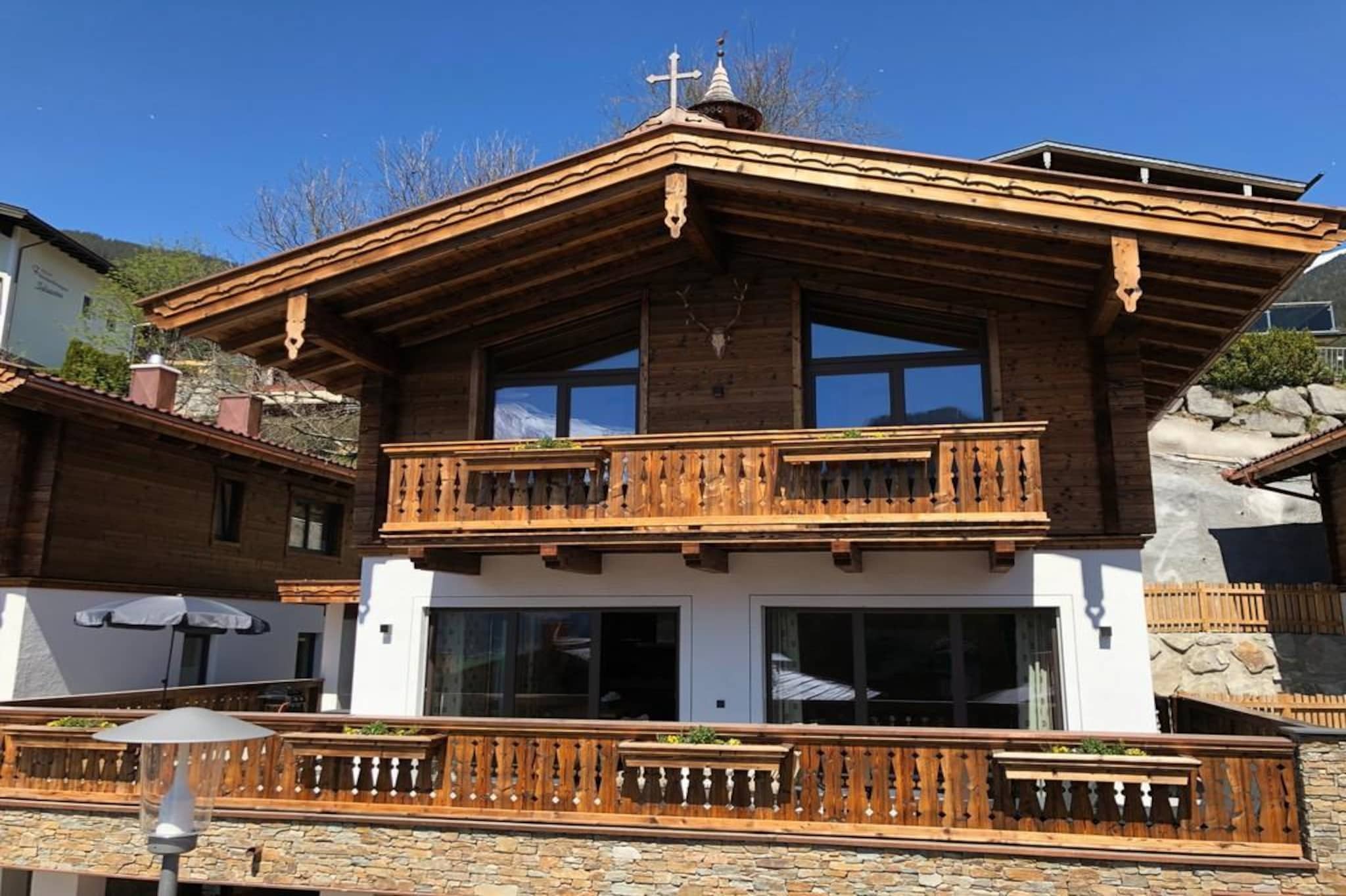 Nationalpark Chalet Jagdhausspitze-Buitenkant zomer