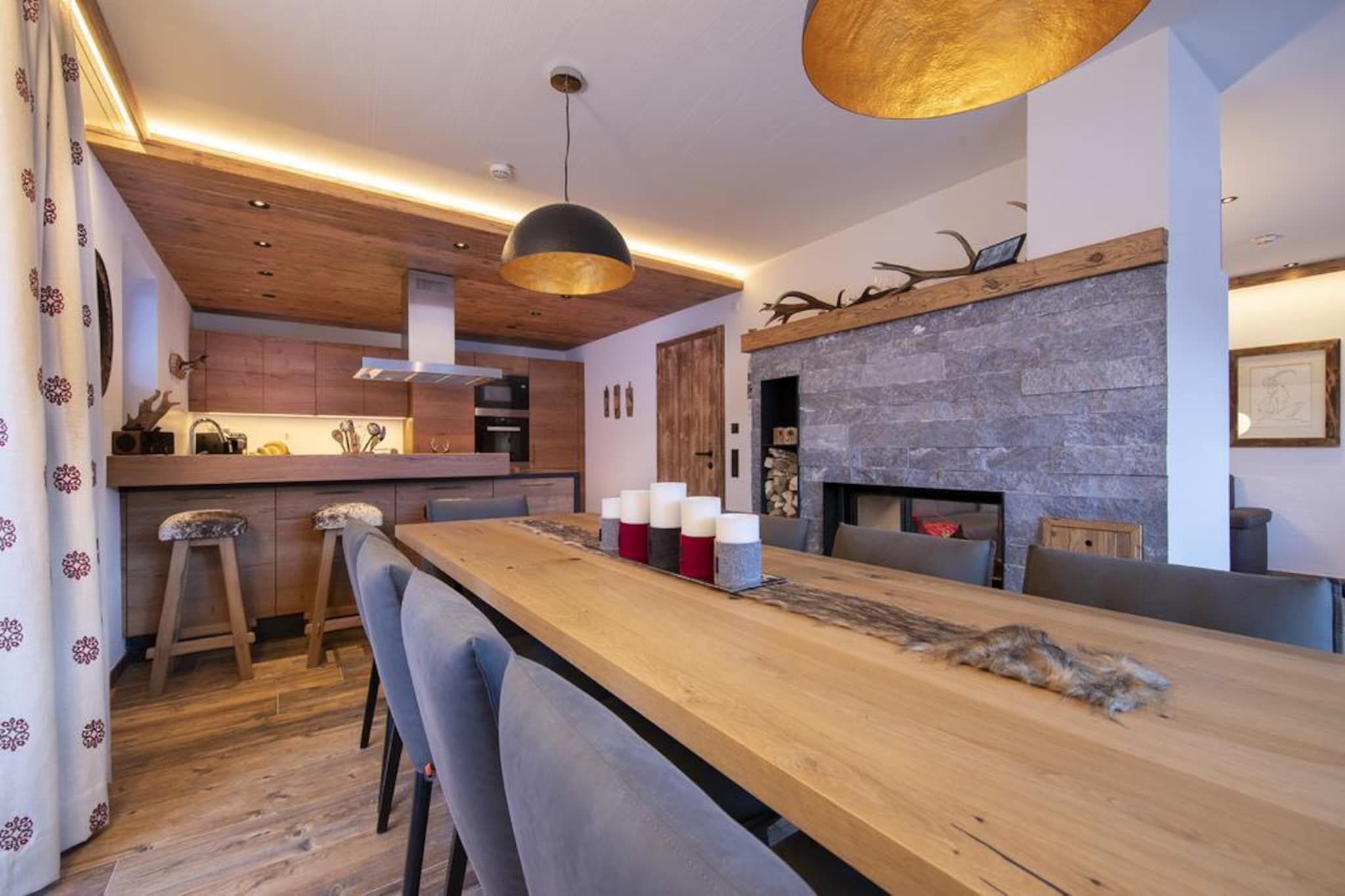 Nationalpark Chalet Jagdhausspitze-Eetkamer
