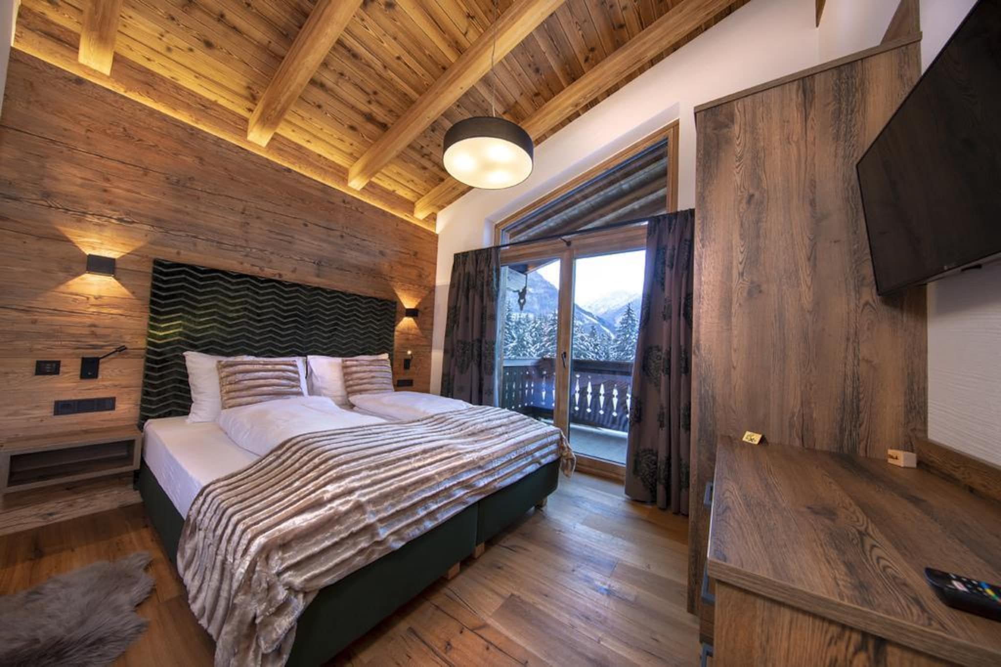 Nationalpark Chalet Jagdhausspitze-Slaapkamer