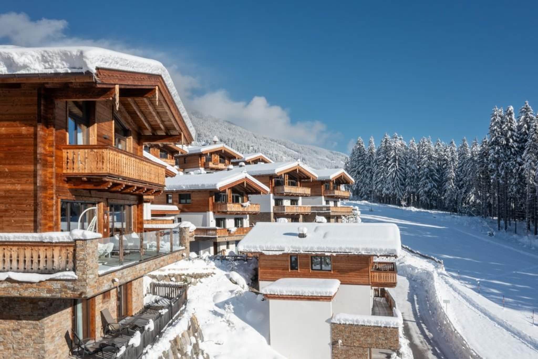 Nationalpark Chalet Goldbergspitze-Exterieur winter