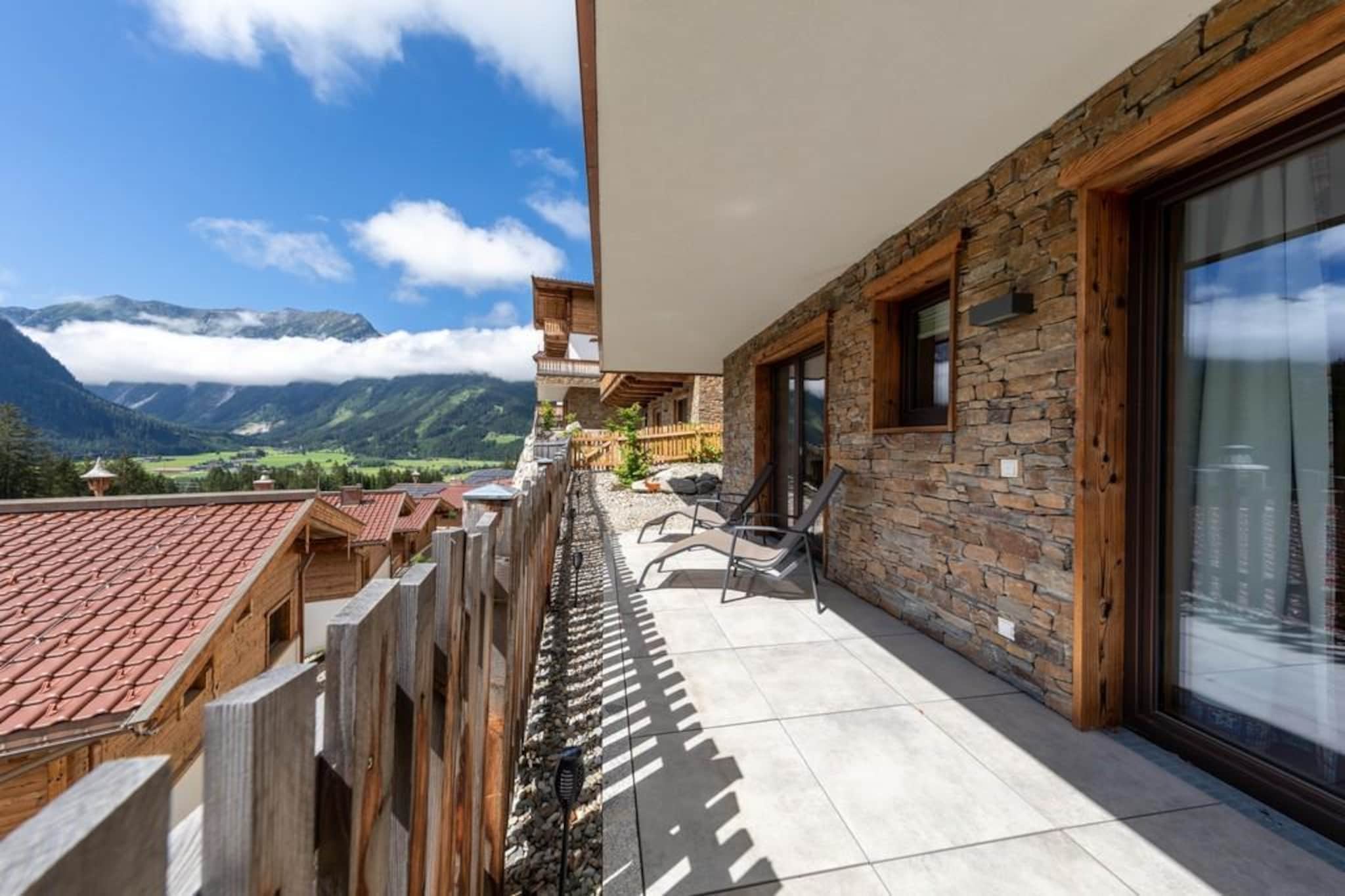 Nationalpark Chalet Goldbergspitze-Uitzicht zomer