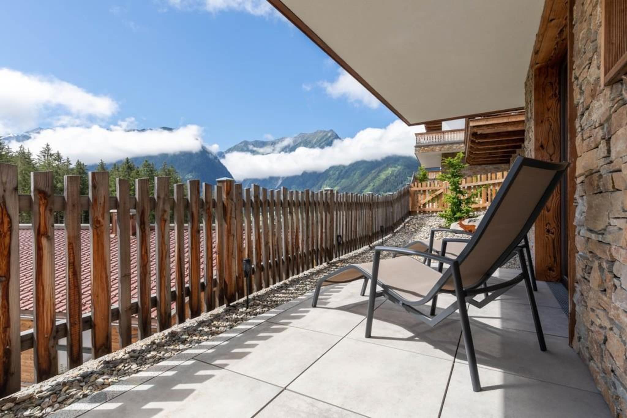 Nationalpark Chalet Goldbergspitze-Uitzicht zomer