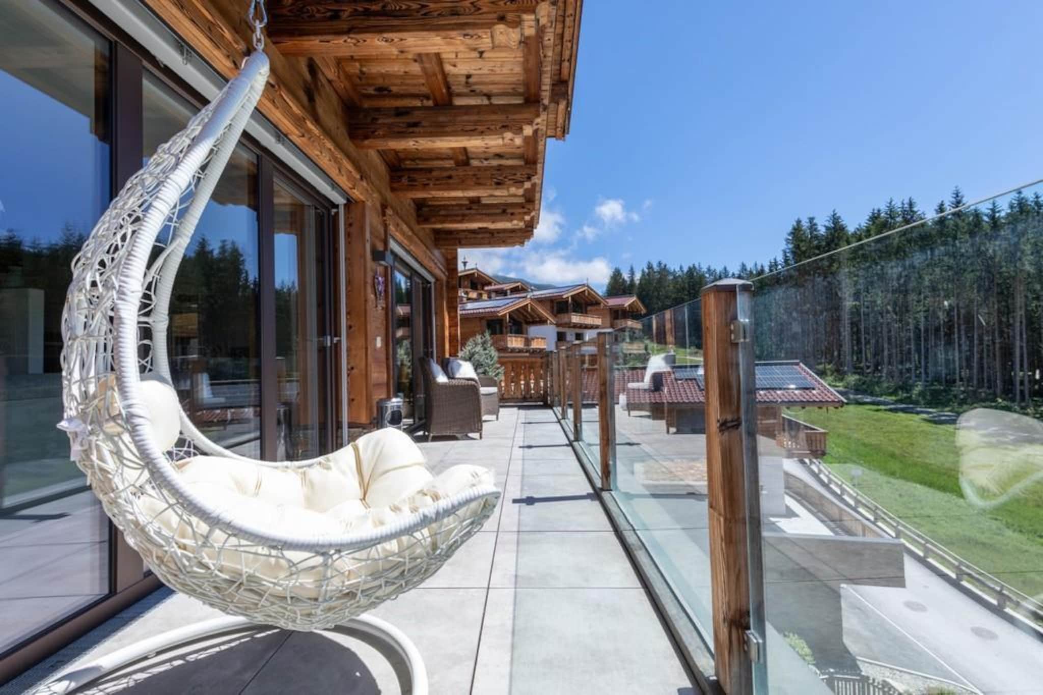 Nationalpark Chalet Goldbergspitze-Uitzicht zomer
