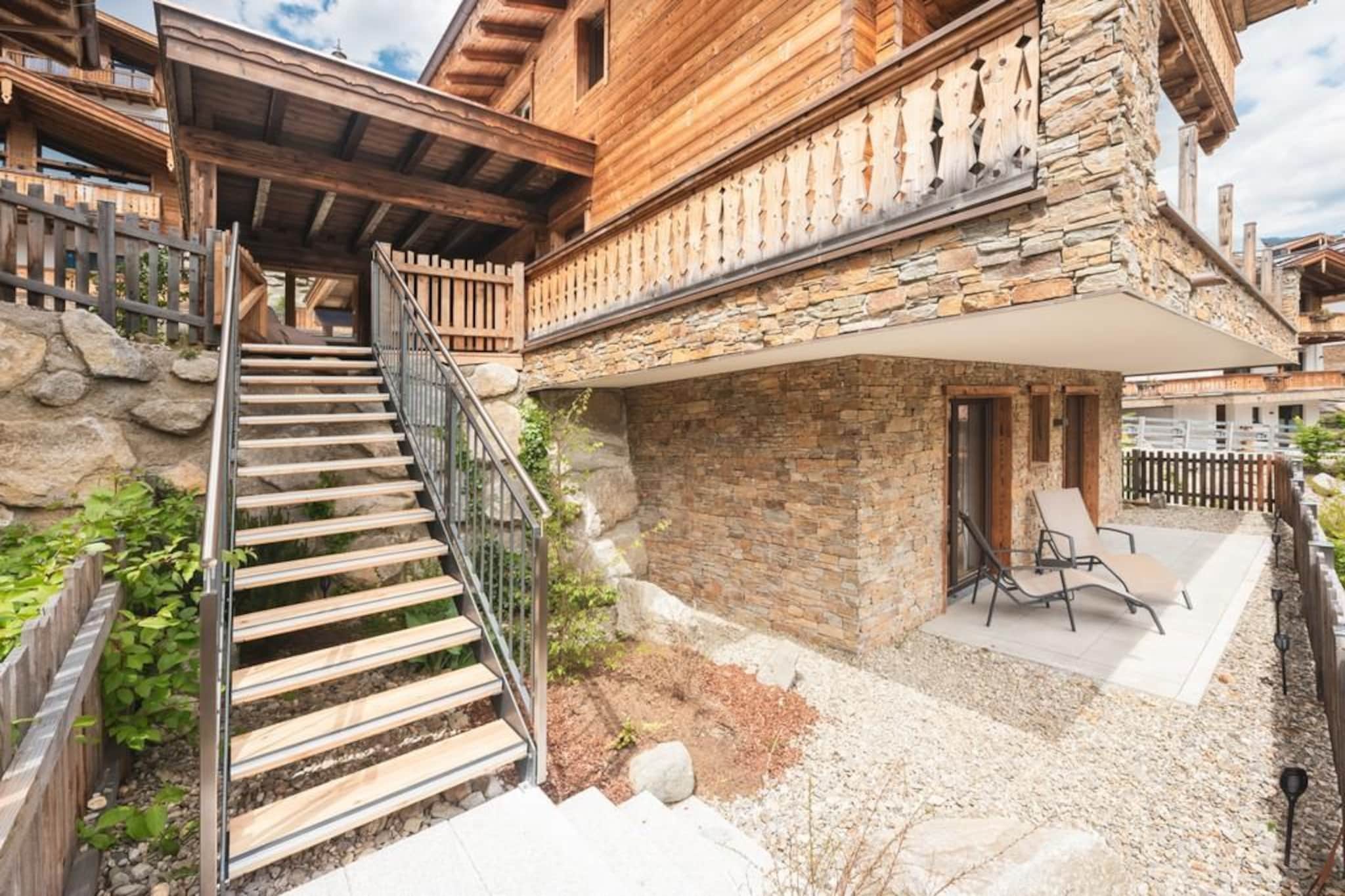 Nationalpark Chalet Goldbergspitze-Buitenkant zomer