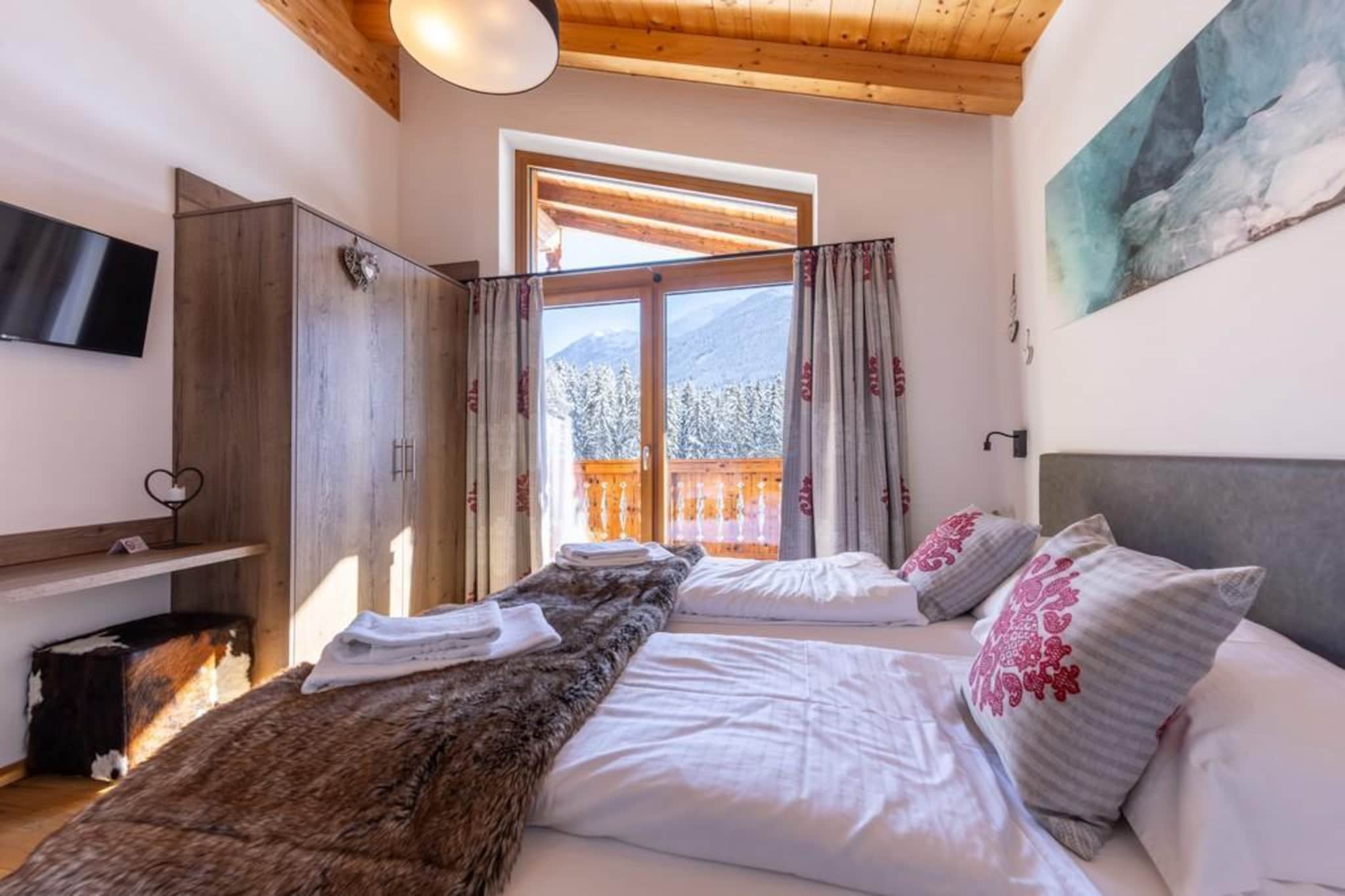Nationalpark Chalet Goldbergspitze-Slaapkamer