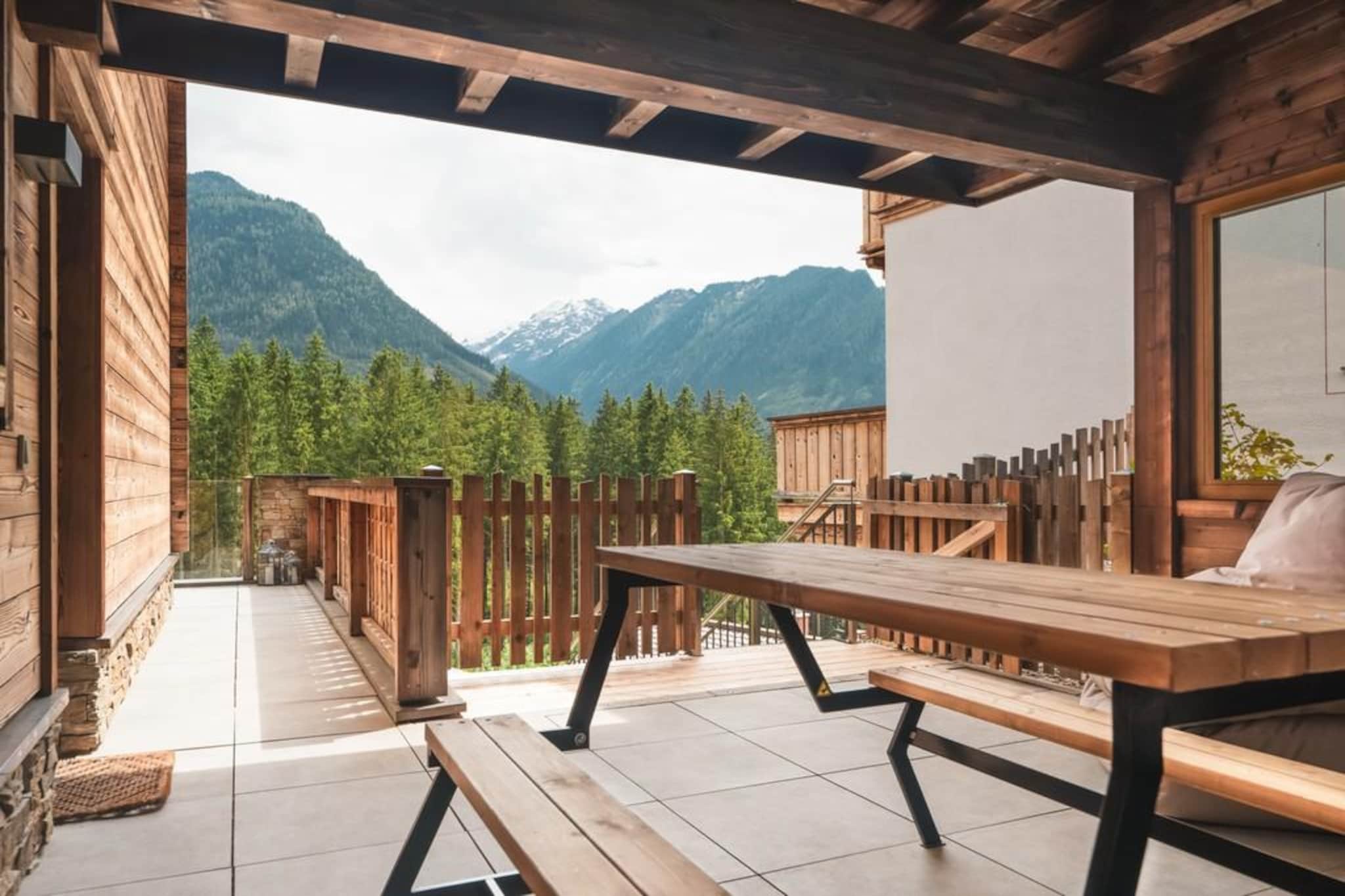 Nationalpark Chalet Goldbergspitze-Terrasbalkon