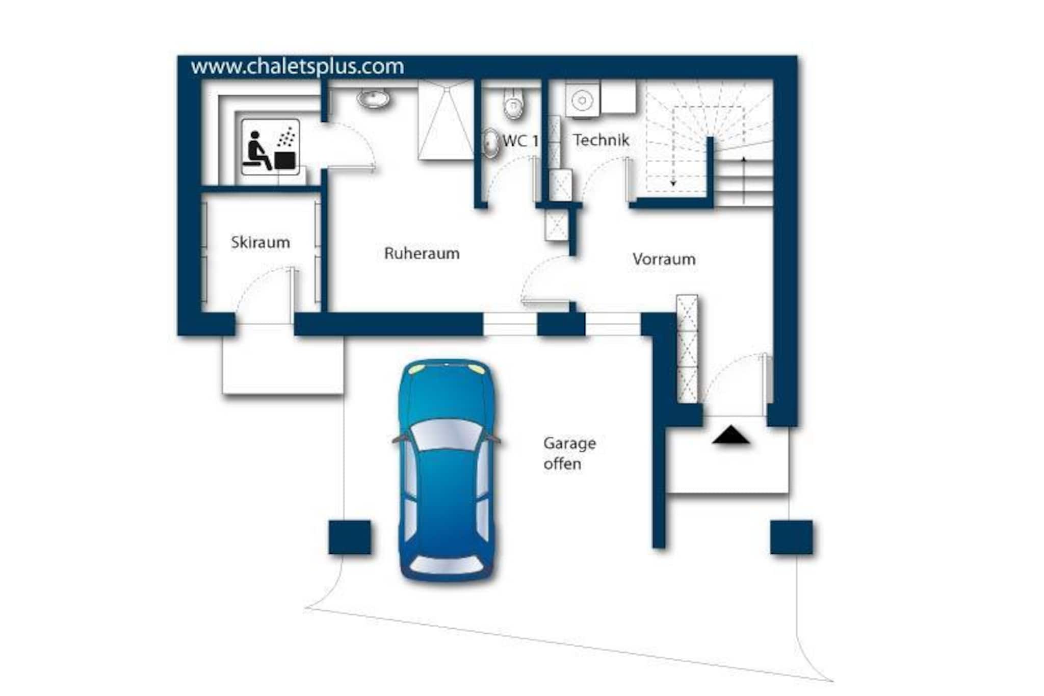 Nationalpark Chalet Rainerhorn-Floor plan