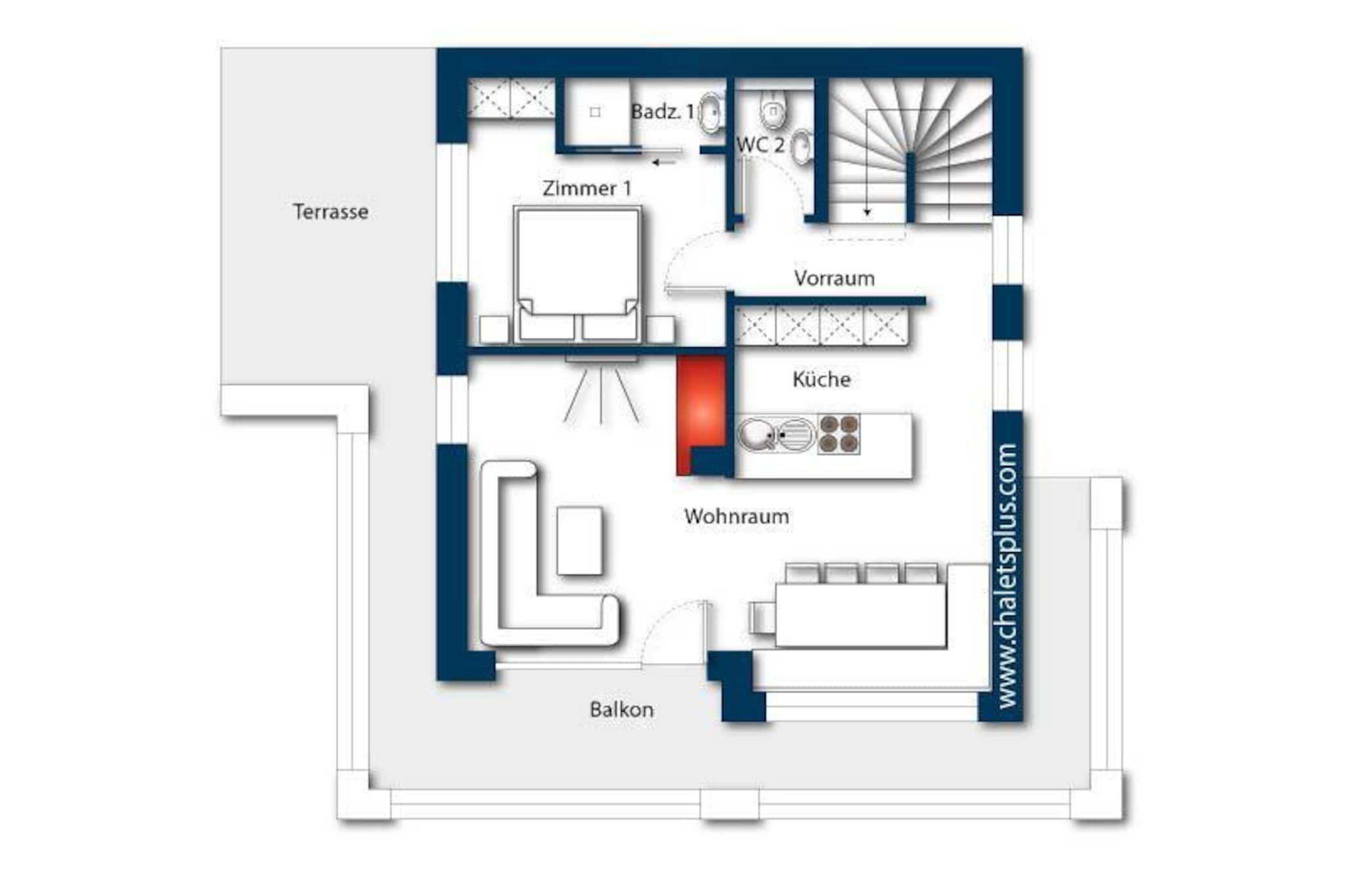 Nationalpark Chalet Rainerhorn-Floor plan