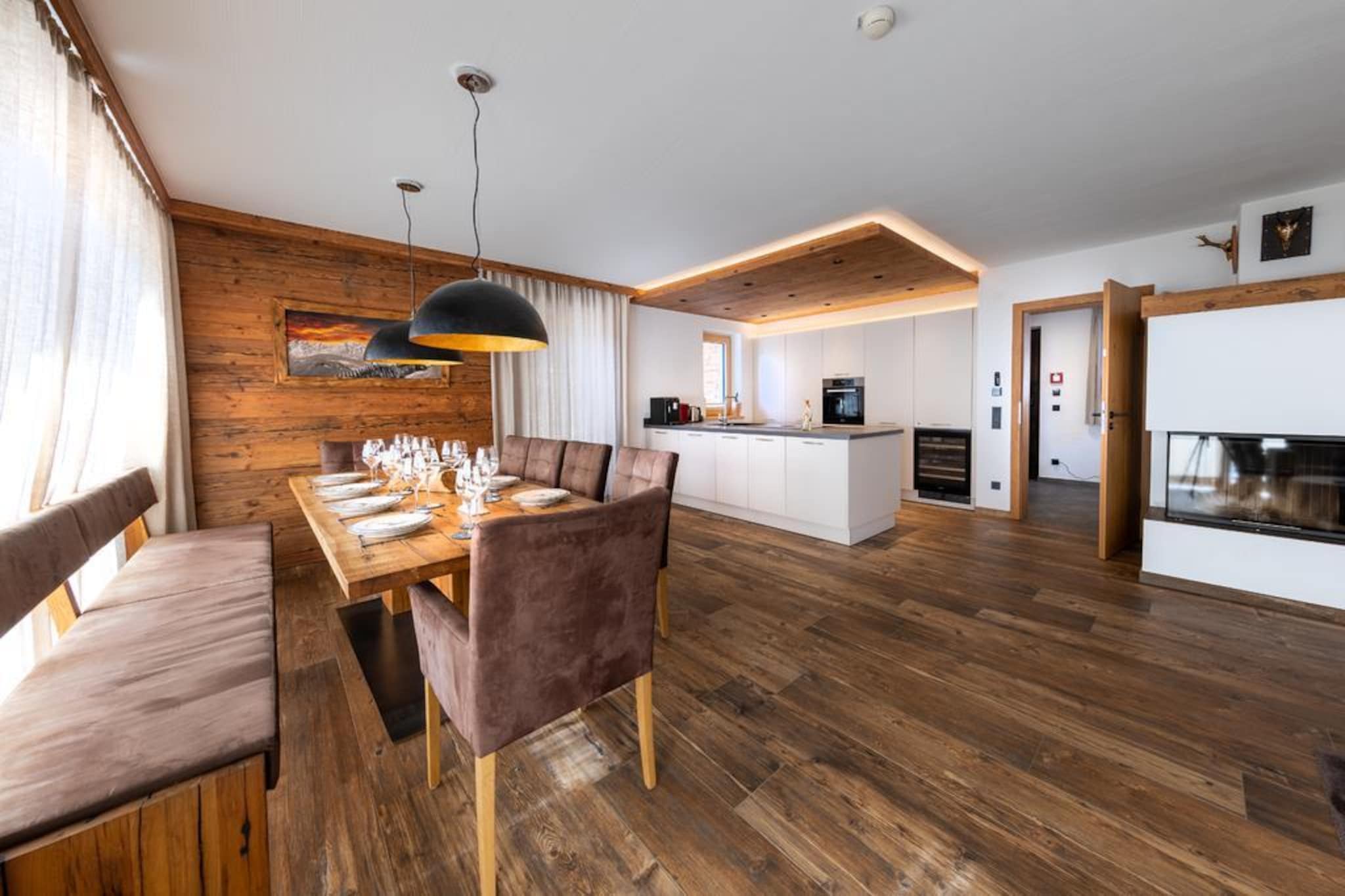 Nationalpark Chalet Habachspitze-Eetkamer