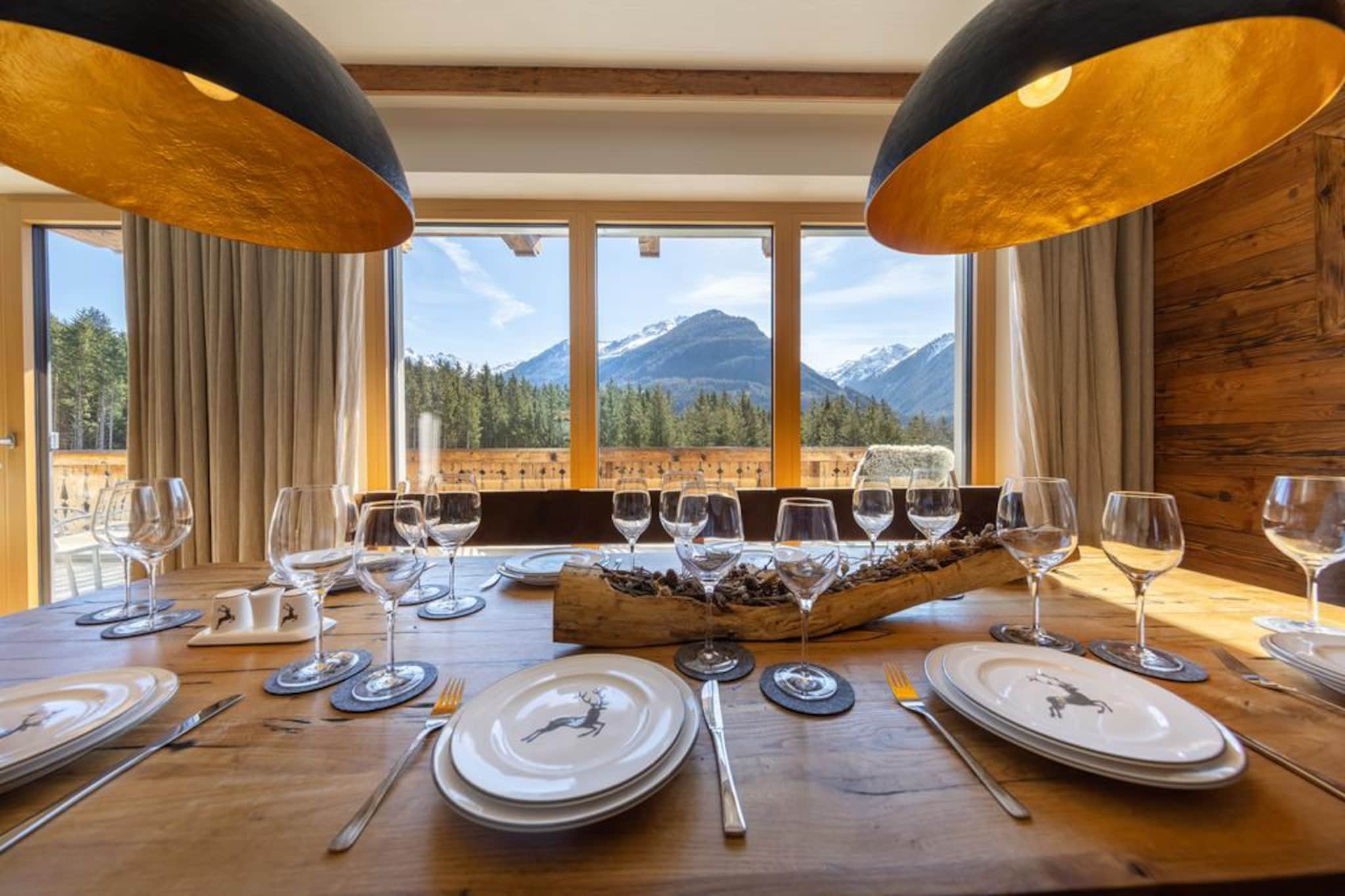 Nationalpark Chalet Habachspitze-Eetkamer