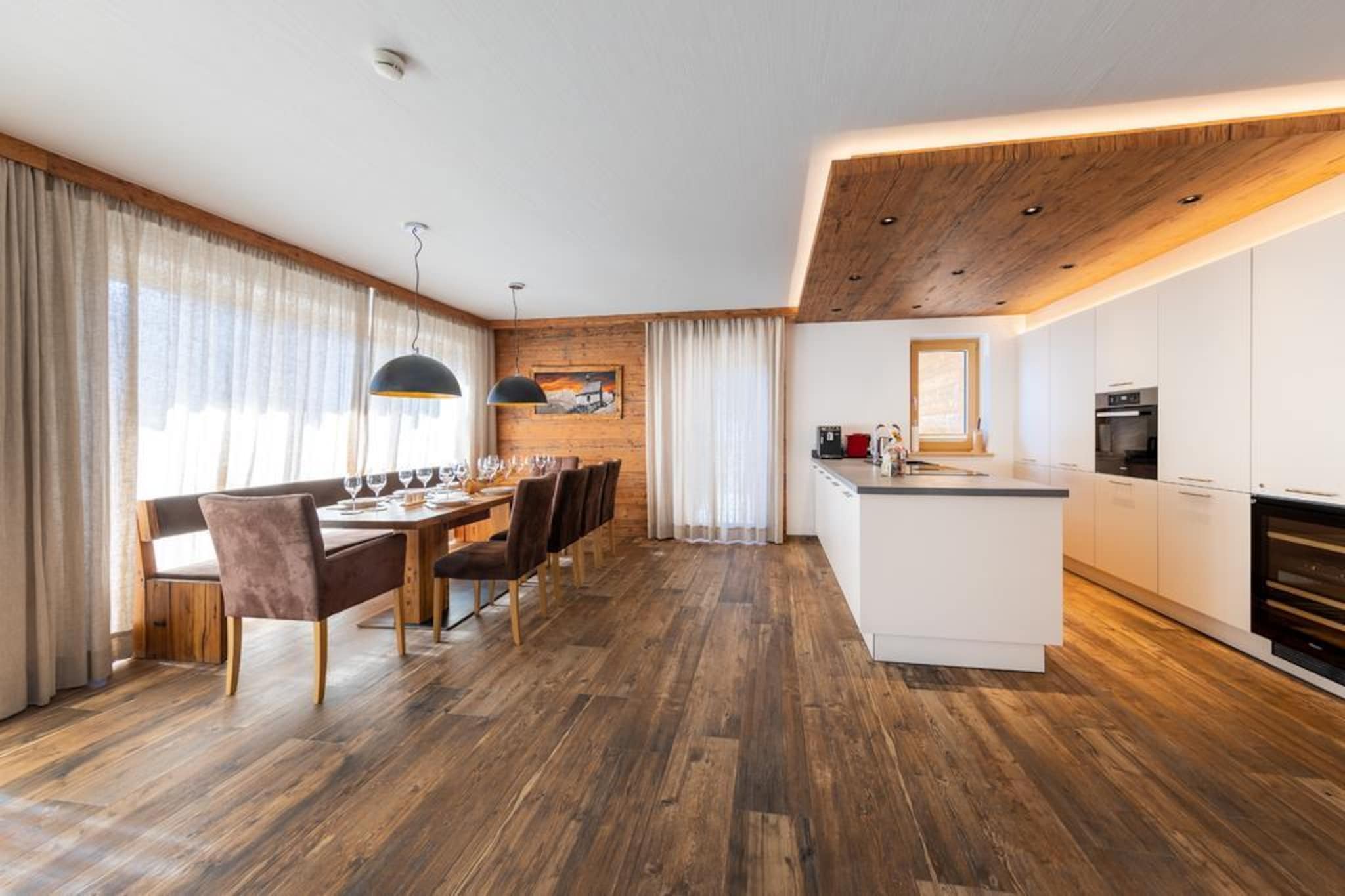 Nationalpark Chalet Habachspitze-Eetkamer