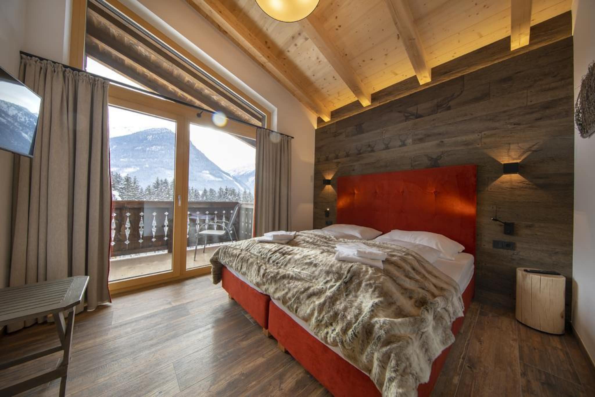 Nationalpark Chalet Habachspitze-Slaapkamer
