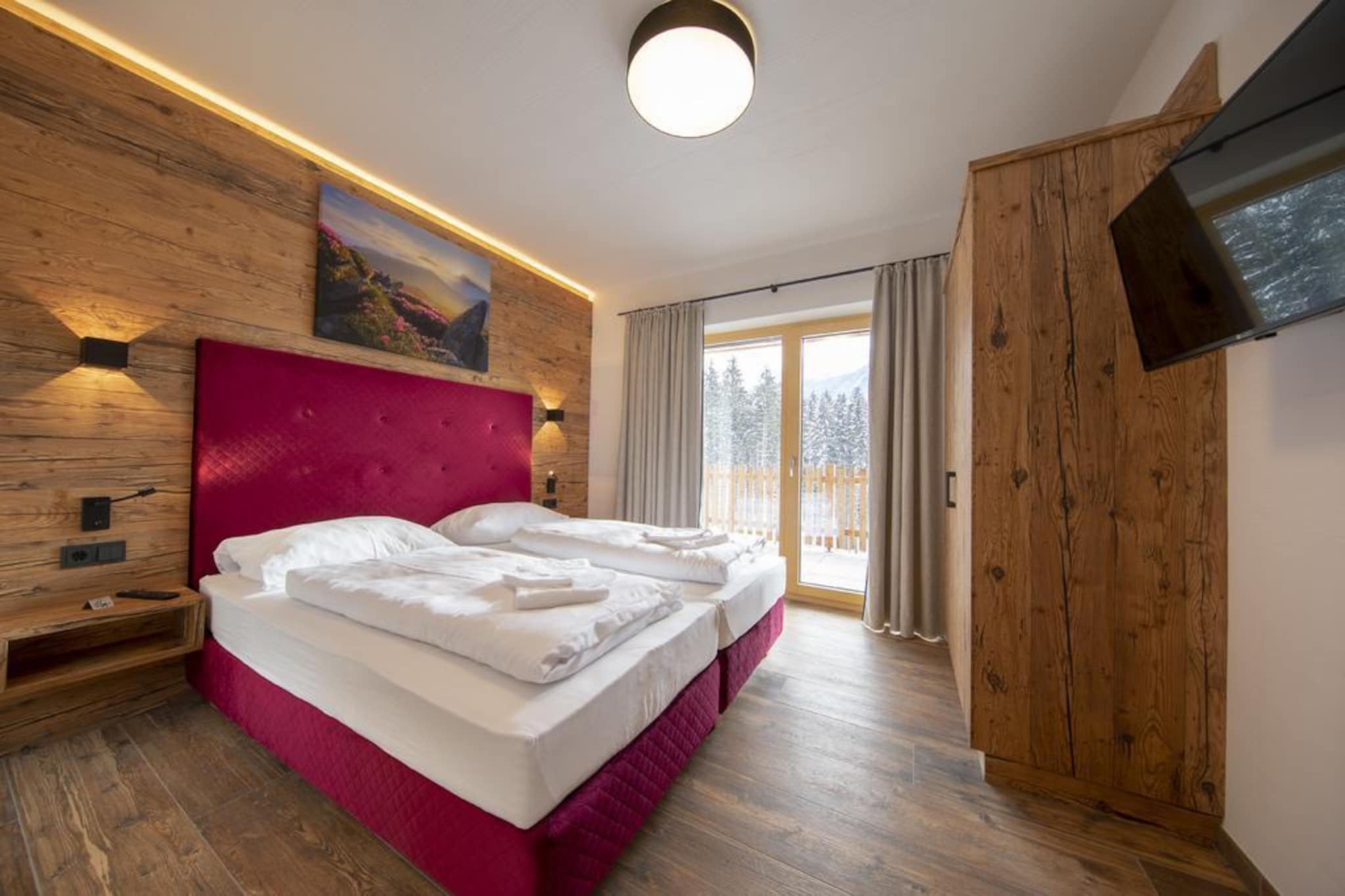 Nationalpark Chalet Habachspitze-Slaapkamer
