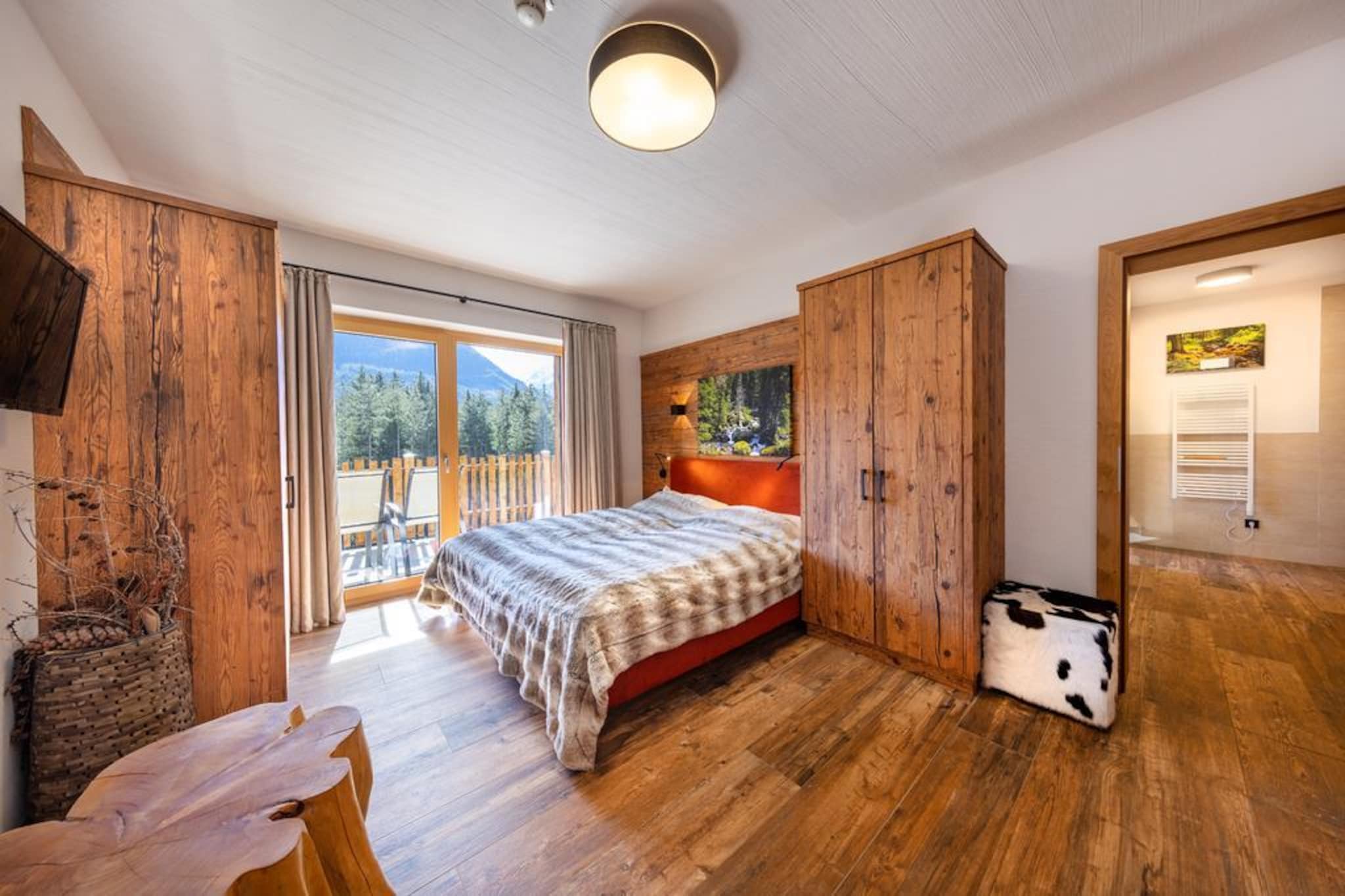 Nationalpark Chalet Habachspitze-Slaapkamer