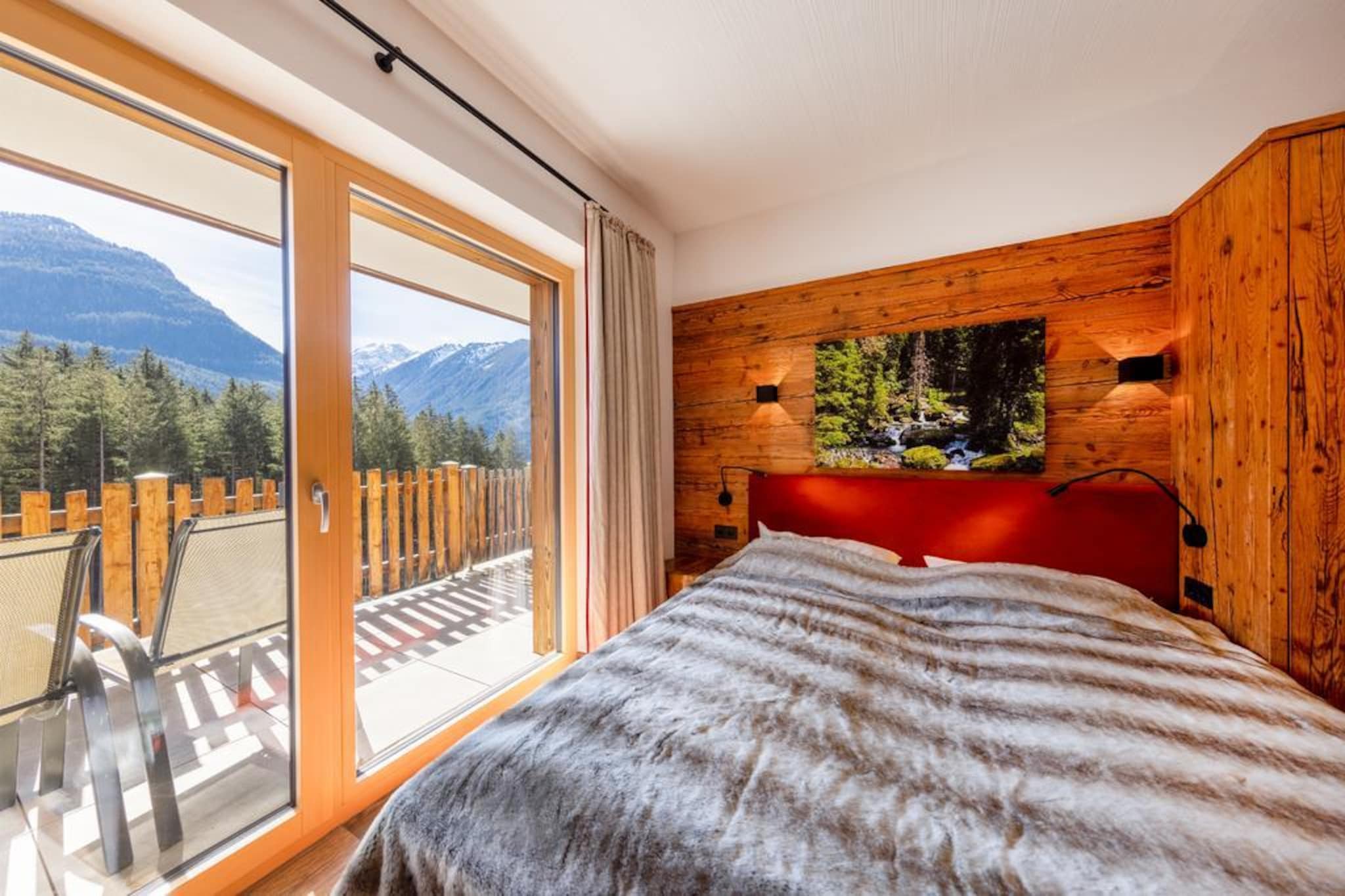 Nationalpark Chalet Habachspitze-Slaapkamer