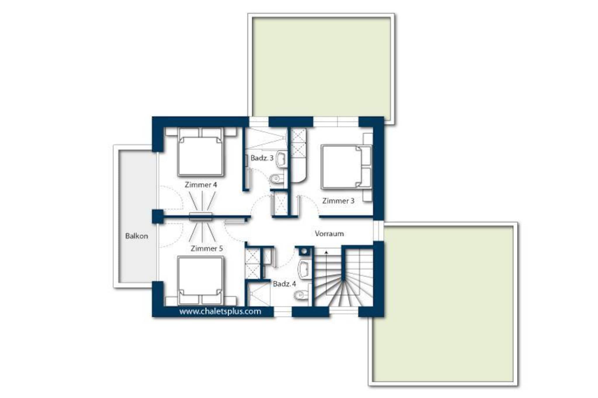 Nationalpark Chalet Habachspitze-Plattegrond