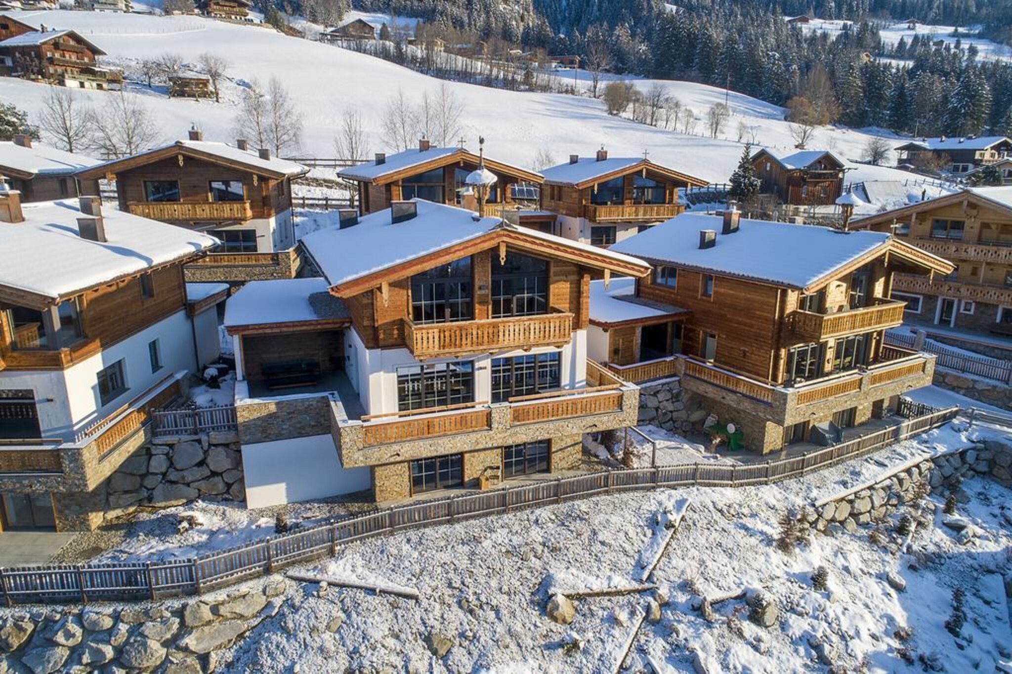 Nationalpark Chalet Hohe Warte-Exterieur winter