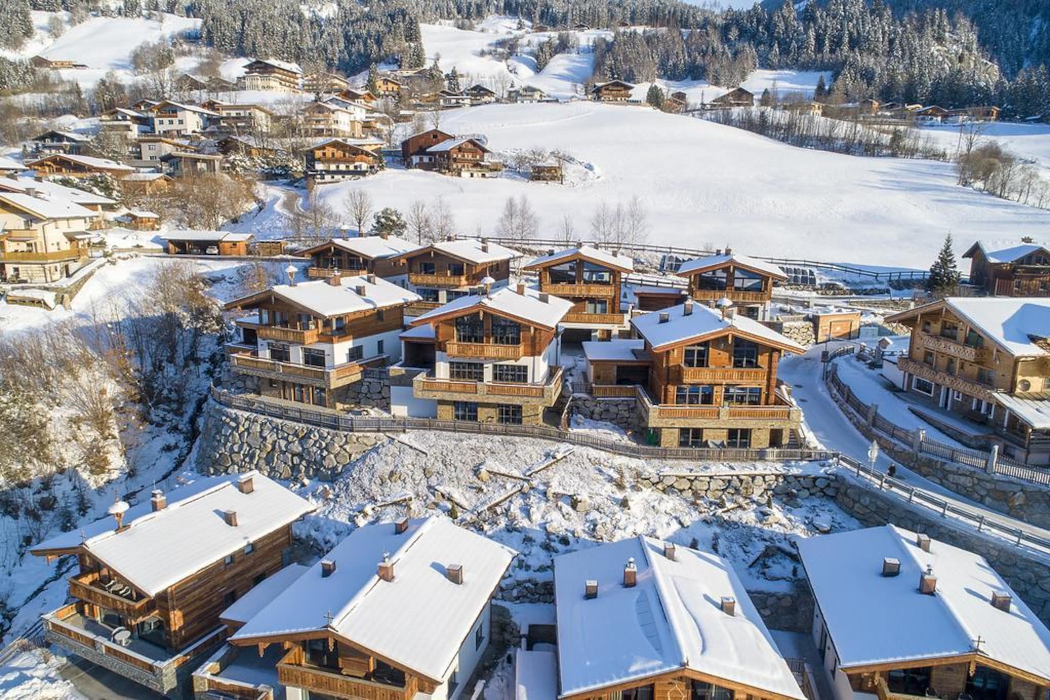 Nationalpark Chalet Hohe Warte-Exterieur winter