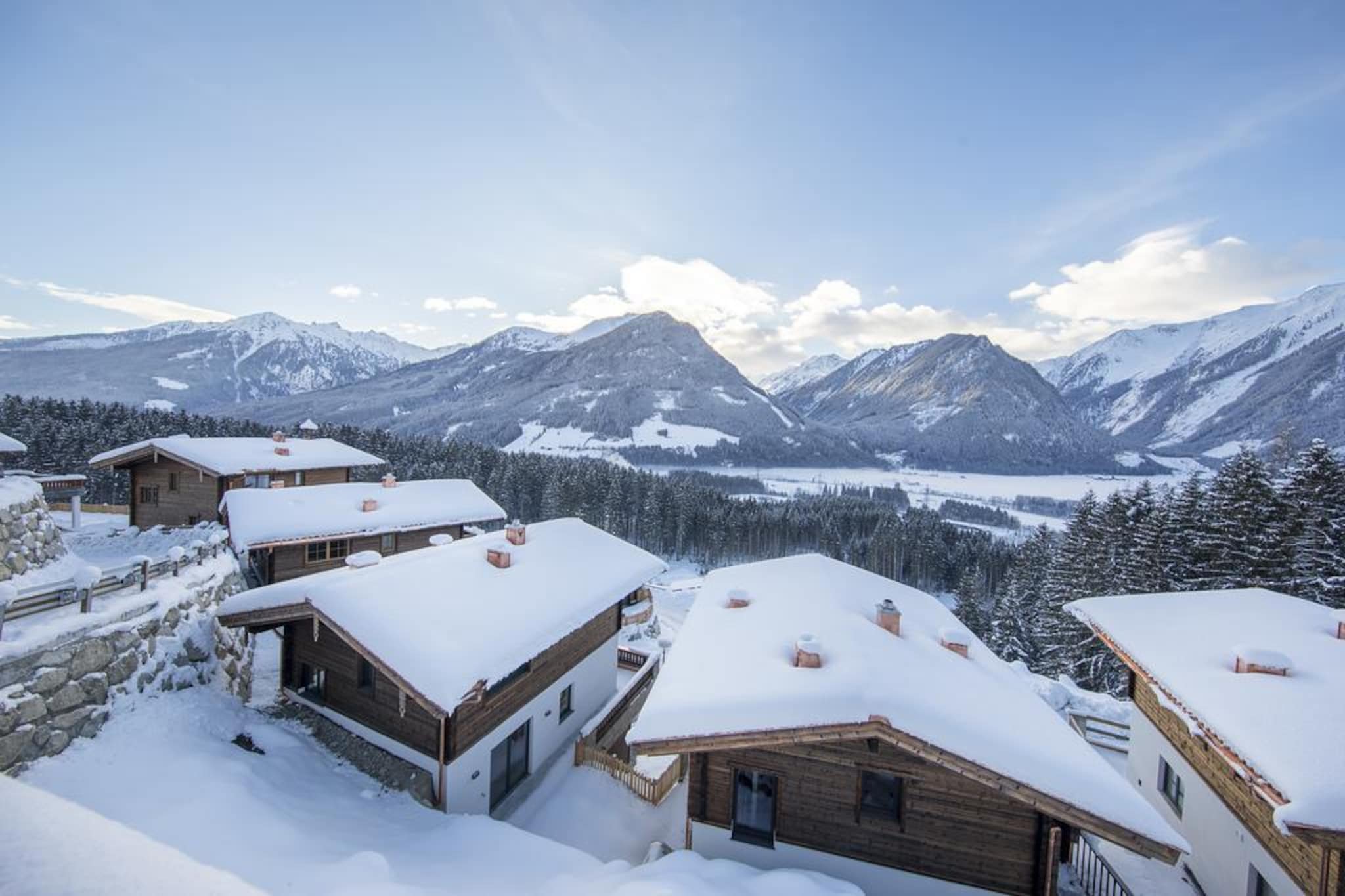 Nationalpark Chalet Hohe Warte-Uitzicht winter