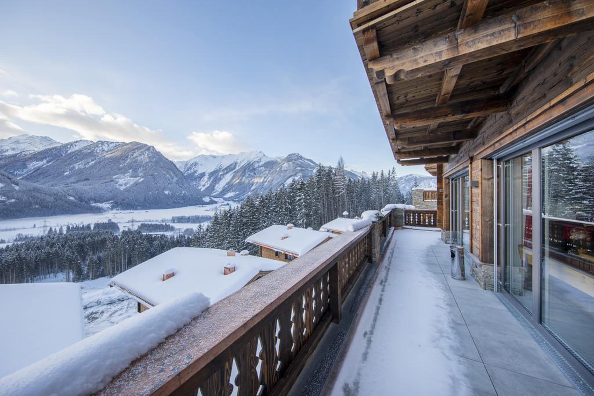 Nationalpark Chalet Hohe Warte-Uitzicht winter