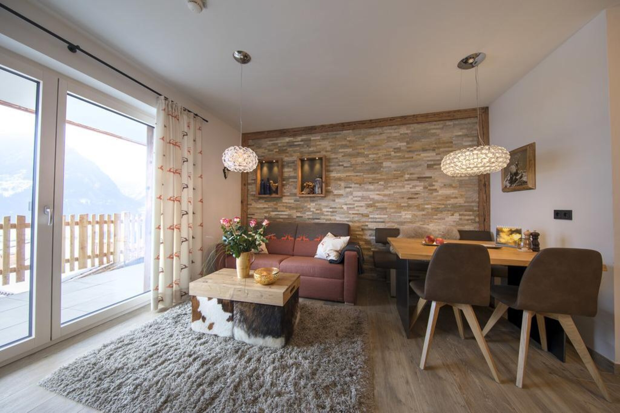 Nationalpark Chalet Hohe Warte-Woonkamer