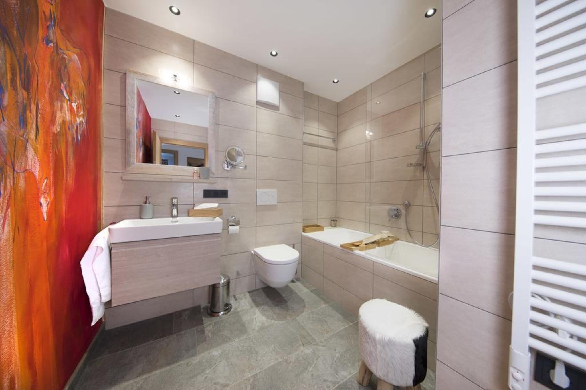 Nationalpark Chalet Hohe Warte-Badkamer