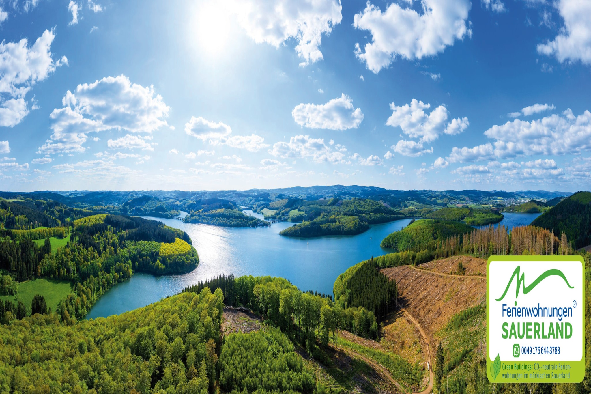 Green Buildings Ferienwohnung Herscheid-Sauerland - Areas within 20km in summer