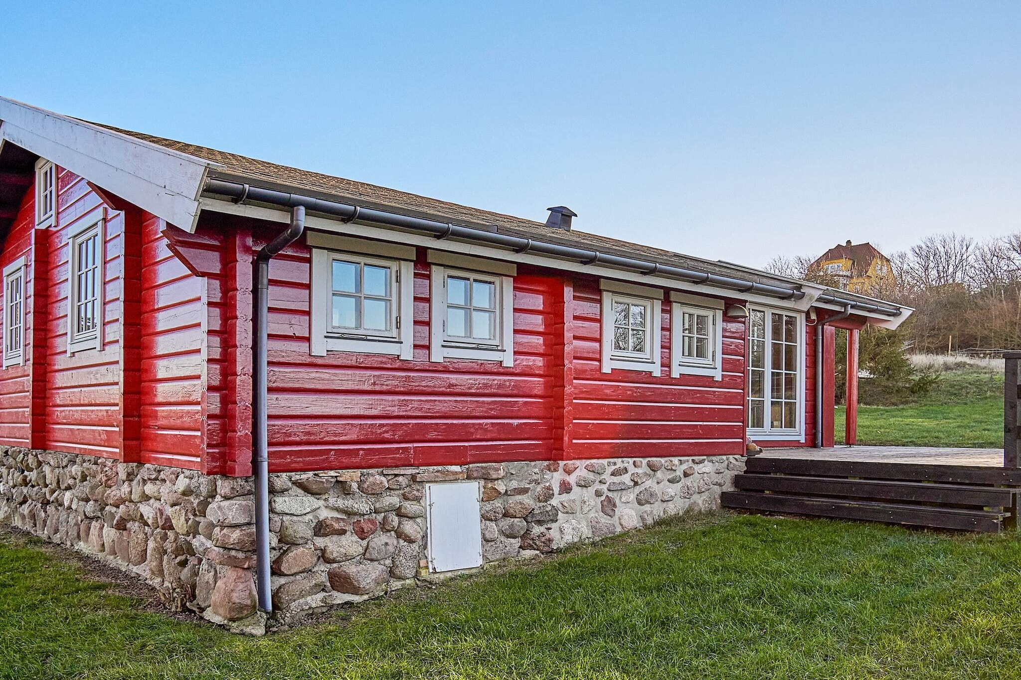 Panoramisches Blockhaus in Sandvig-By Traum