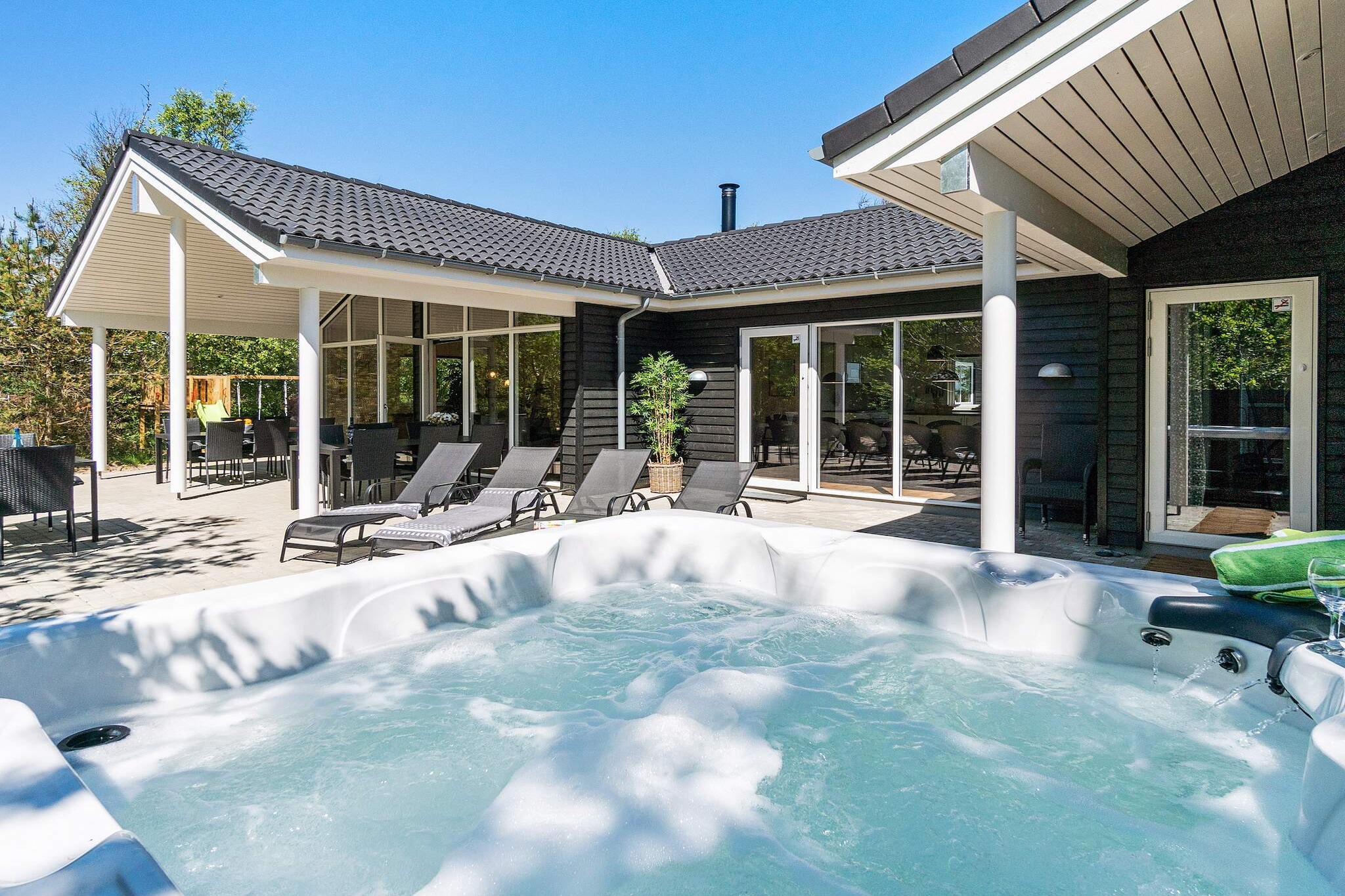 Maison de vacances pour 18 a Fjerritslev - Spa