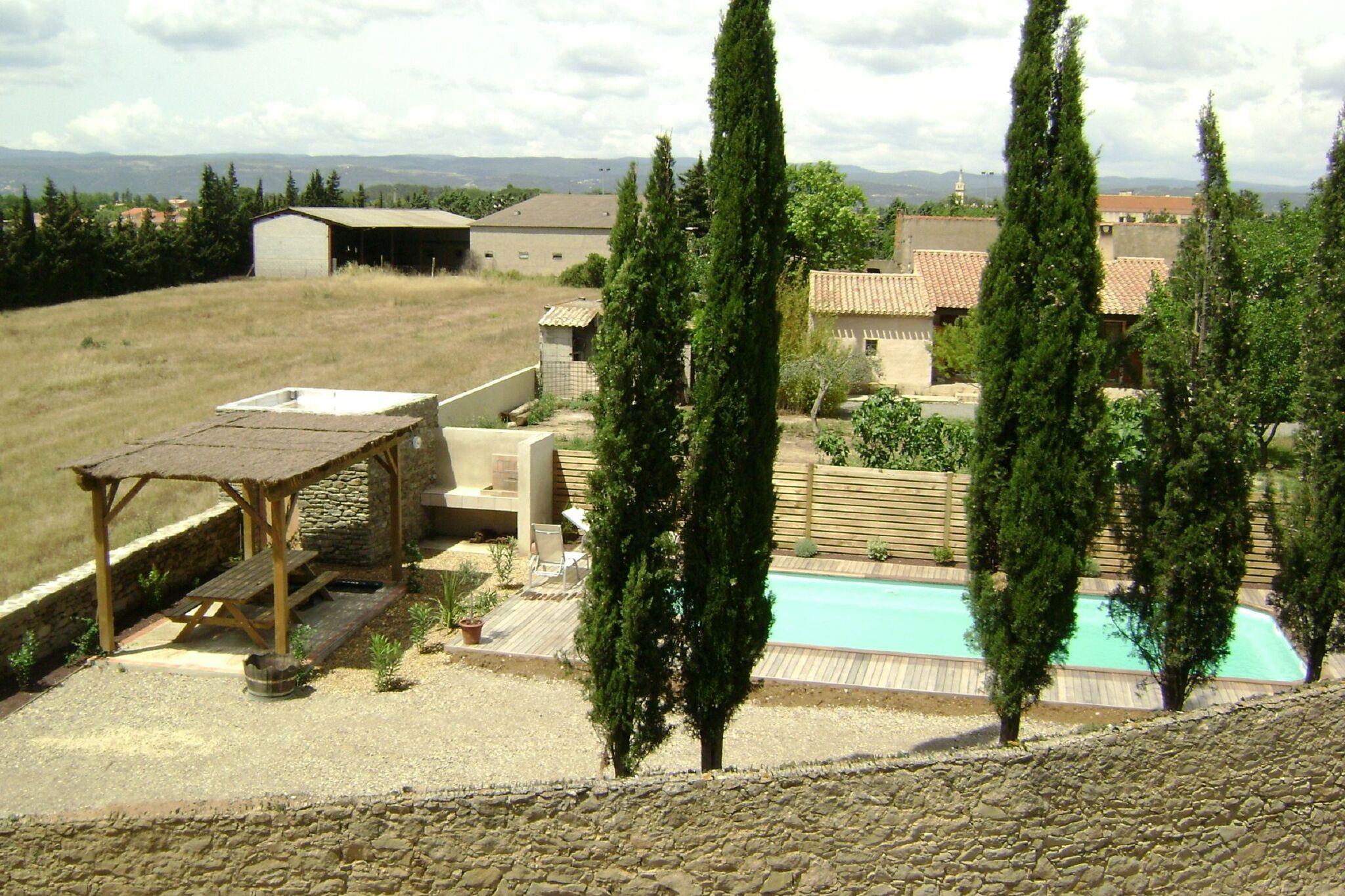 Snug Apartment in Olonzac with Swimming Pool