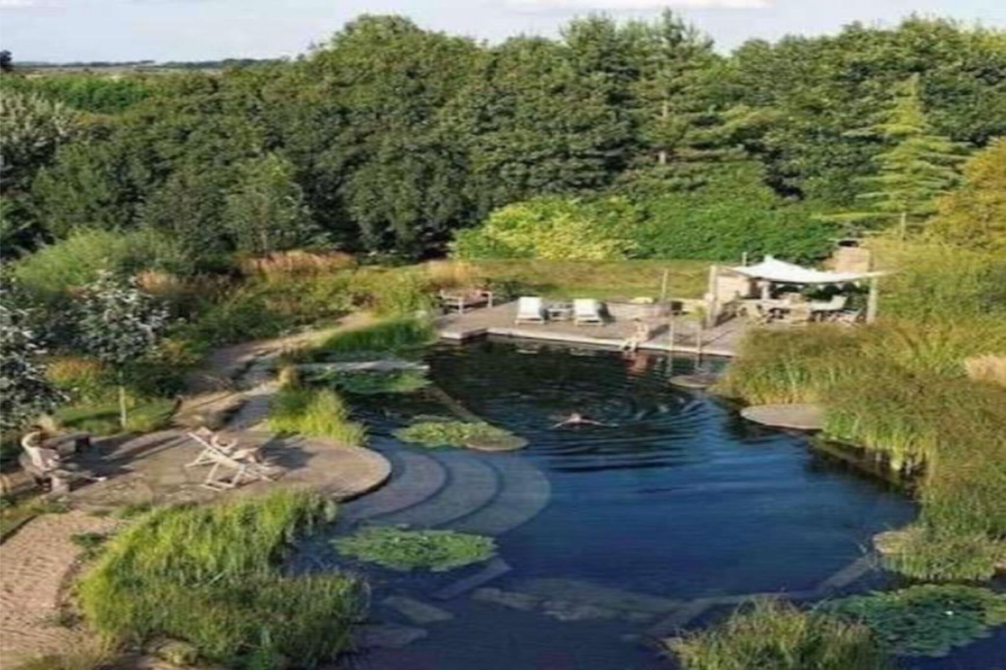 Atemberaubendes ökologisches Haus für 5 Erwachsene mit Pool, Garten ...