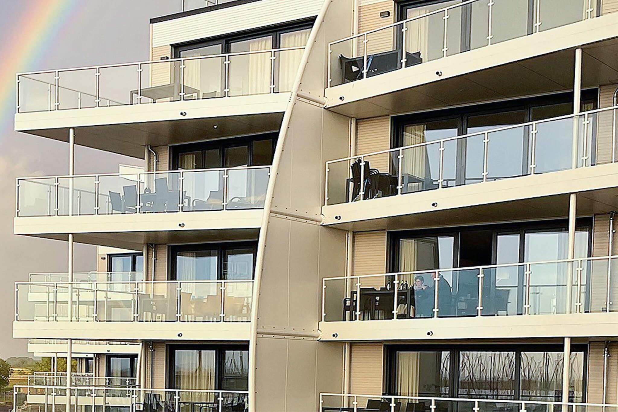 Appartement met zeezicht op de eerste rij