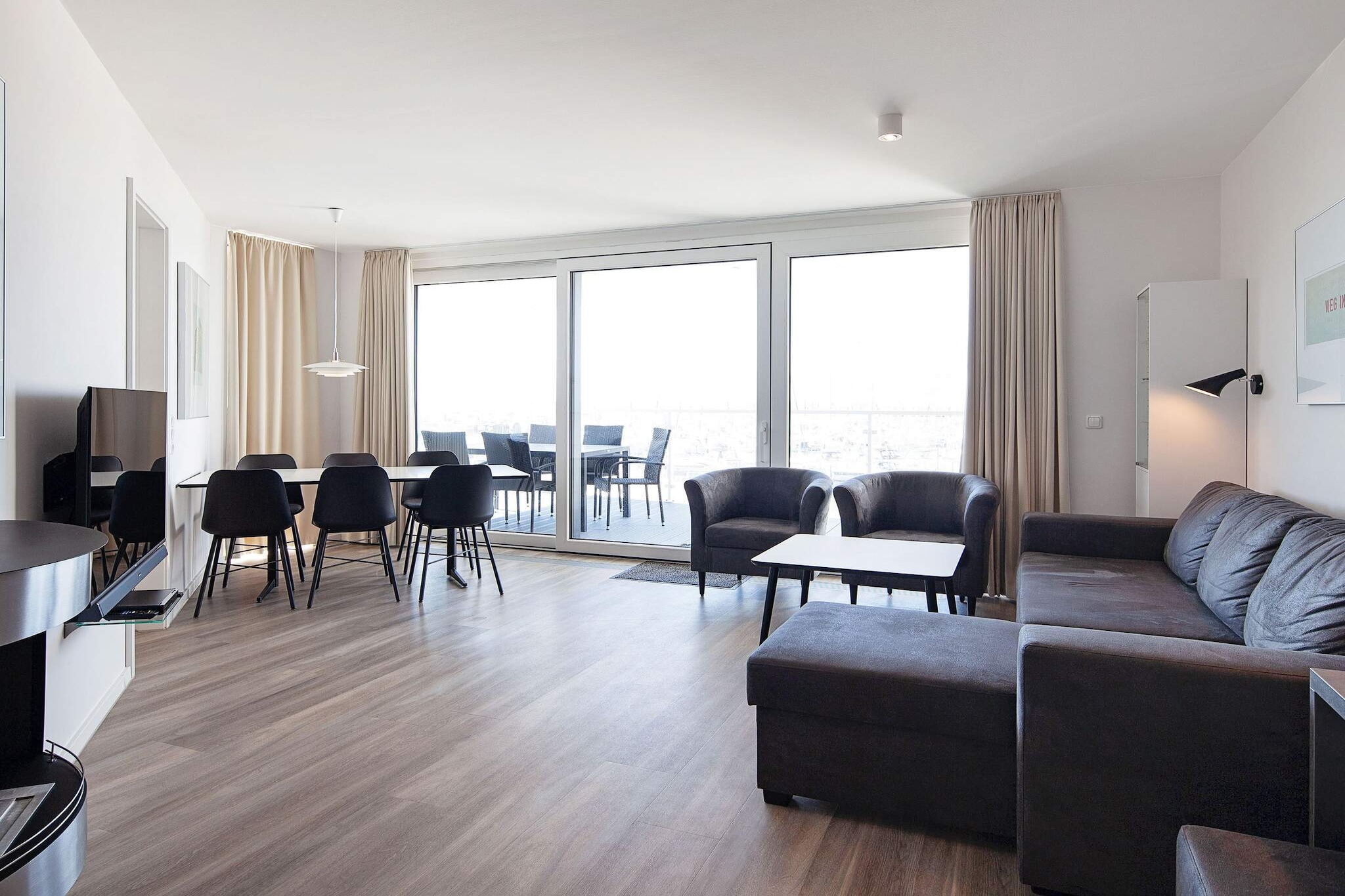 Hochwertiges Küstenapartment am Meer - Innenbereich