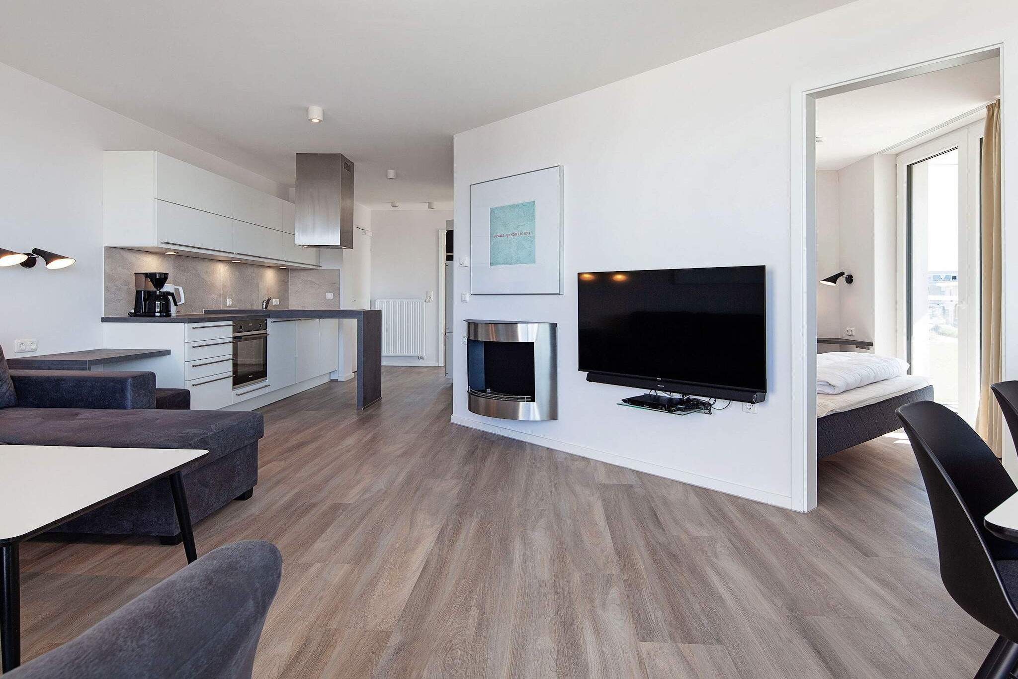 Hochwertiges Küstenapartment am Meer - Innenbereich