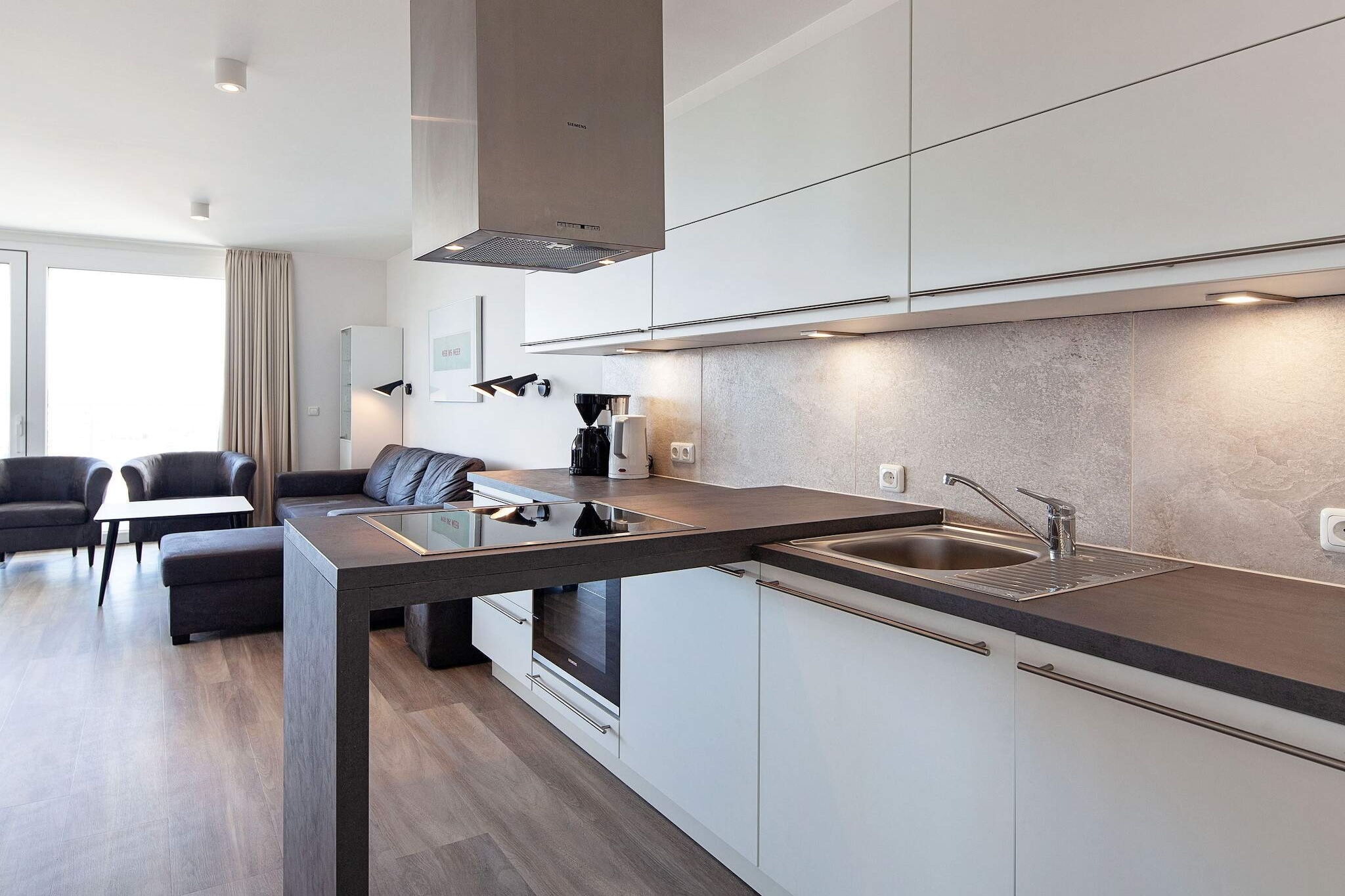 Hochwertiges Küstenapartment am Meer - Innenbereich
