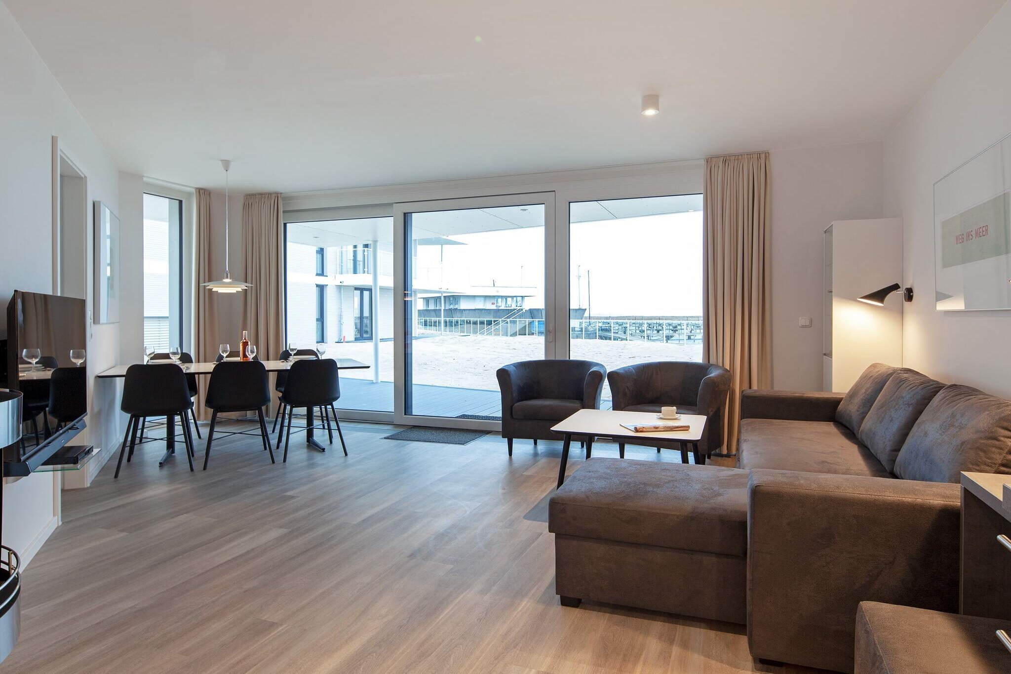 Luxuswohnung mit Blick auf die Marina - Indoor