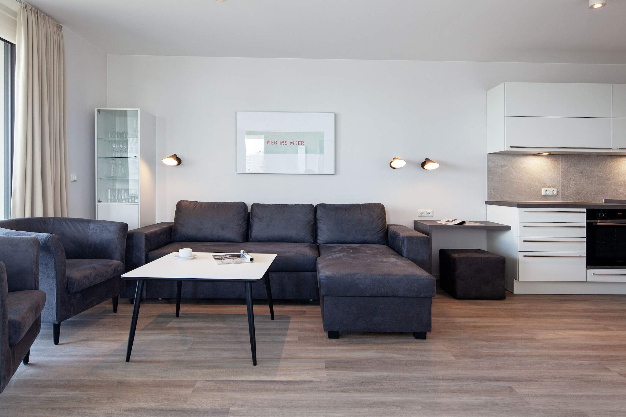 Exclusief vakantieappartement aan de haven - Binnen