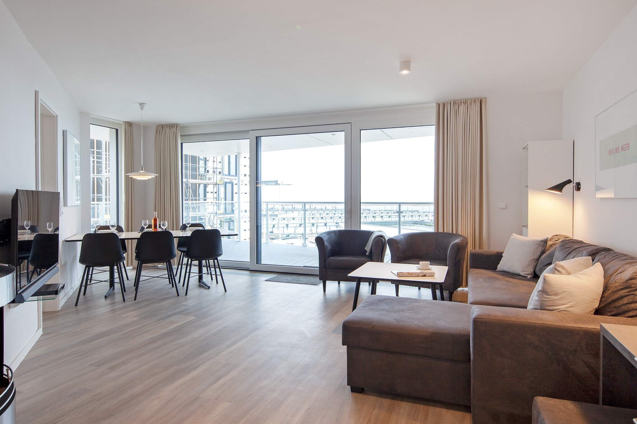 Modern designappartement aan zee - Binnen