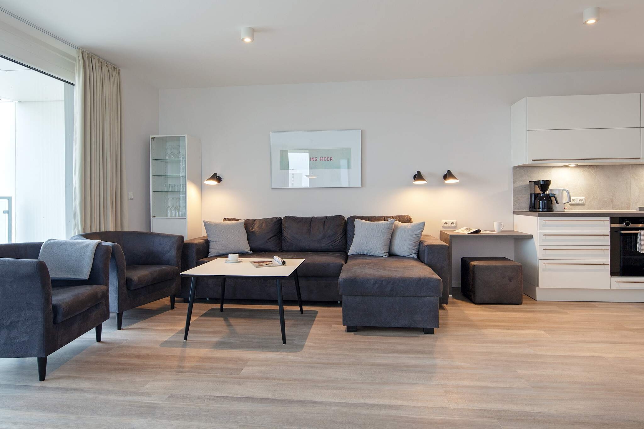 Modern designappartement aan zee - Binnen