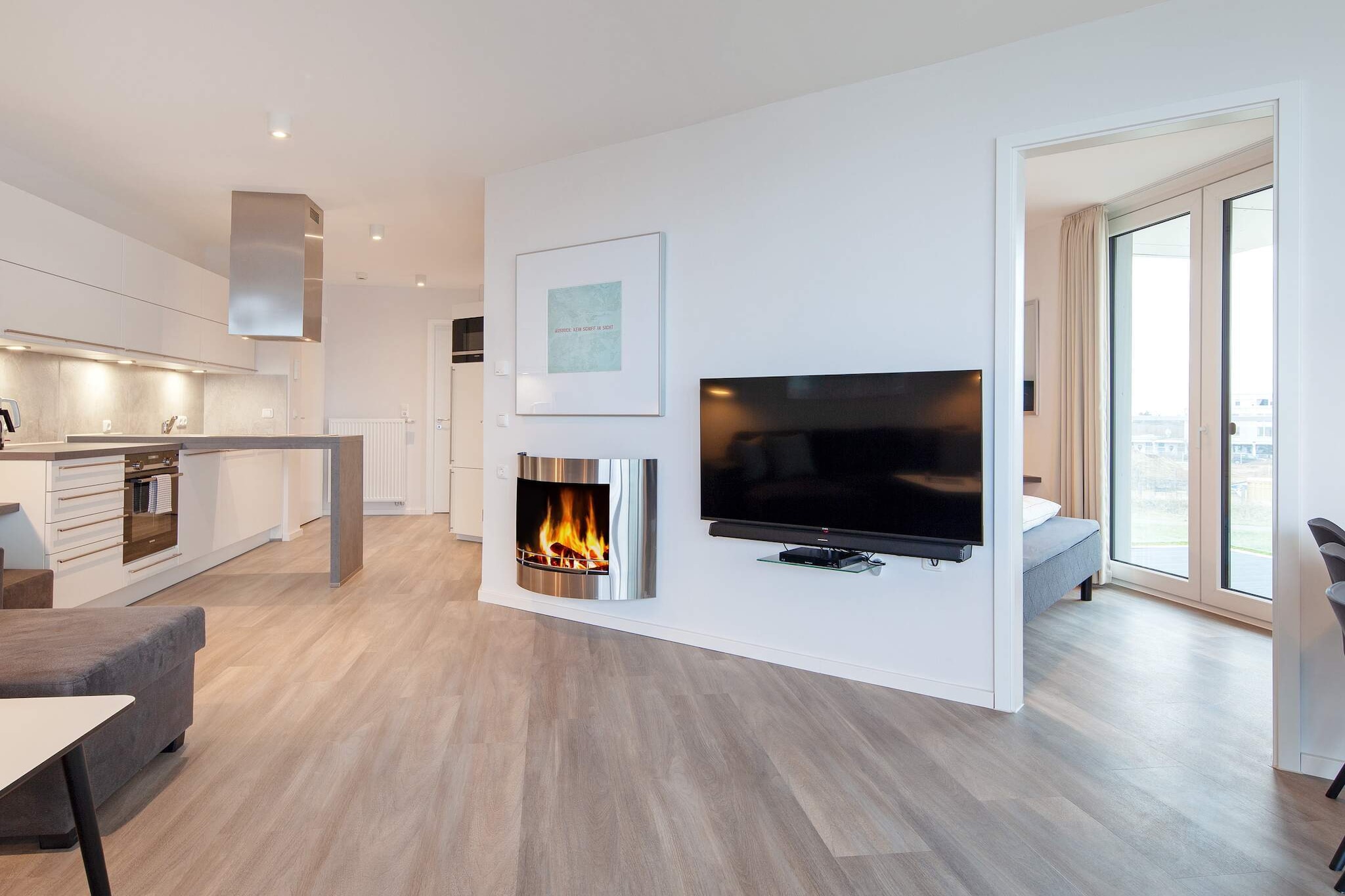 Modern designappartement aan zee - Binnen