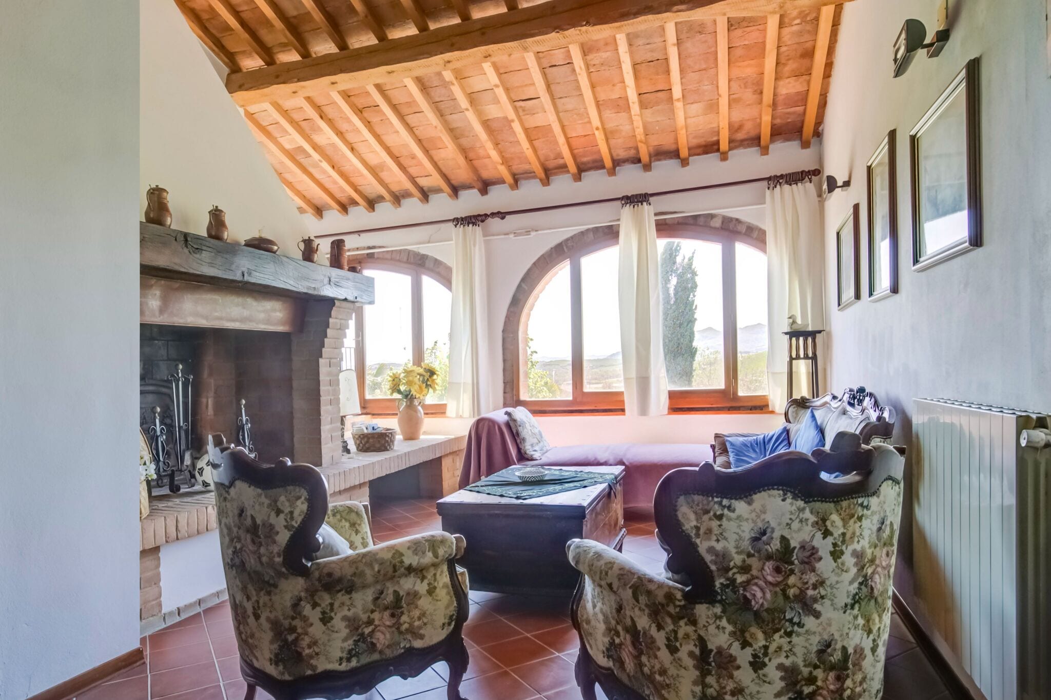 Wohnung in einem typisch toskanischen Bauernhaus mit Schwimmbad