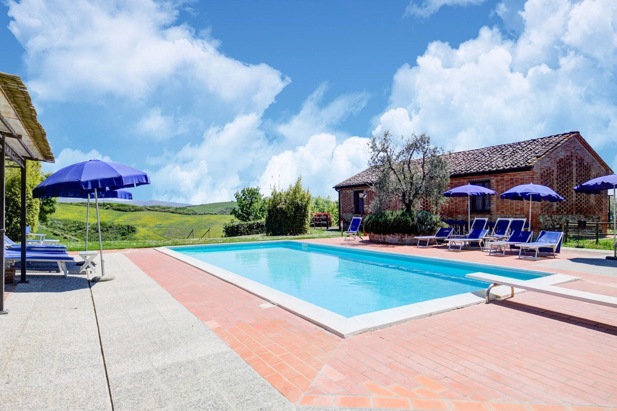 Wohnung in einem typisch toskanischen Bauernhaus mit Schwimmbad