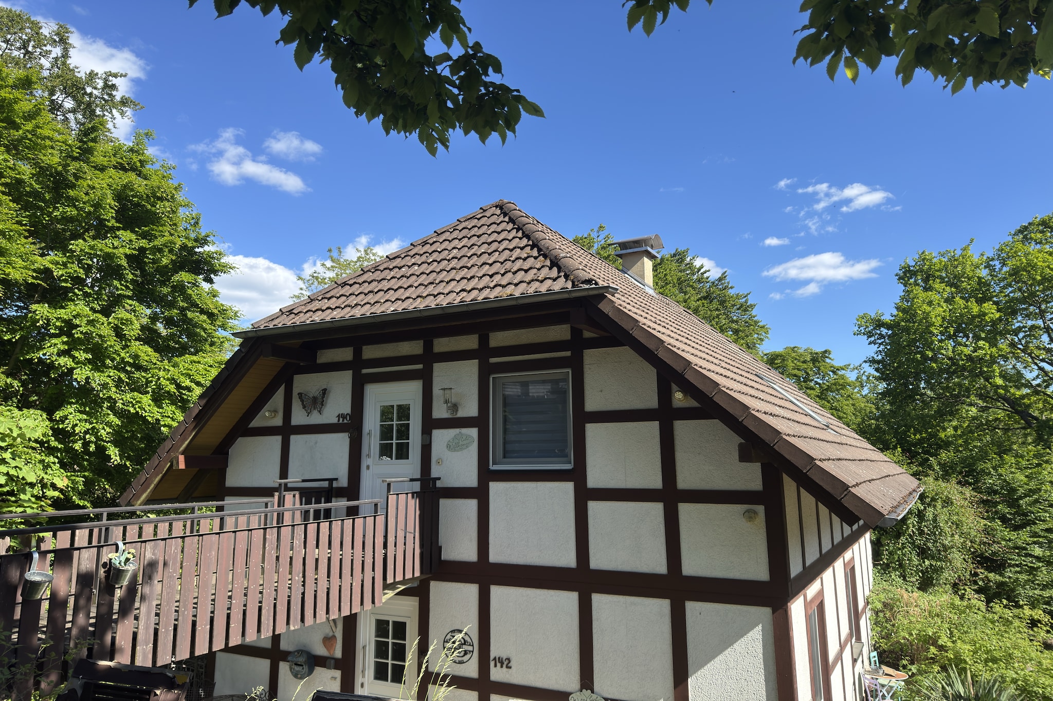 Obere Ferienwohnung-Extérieur été