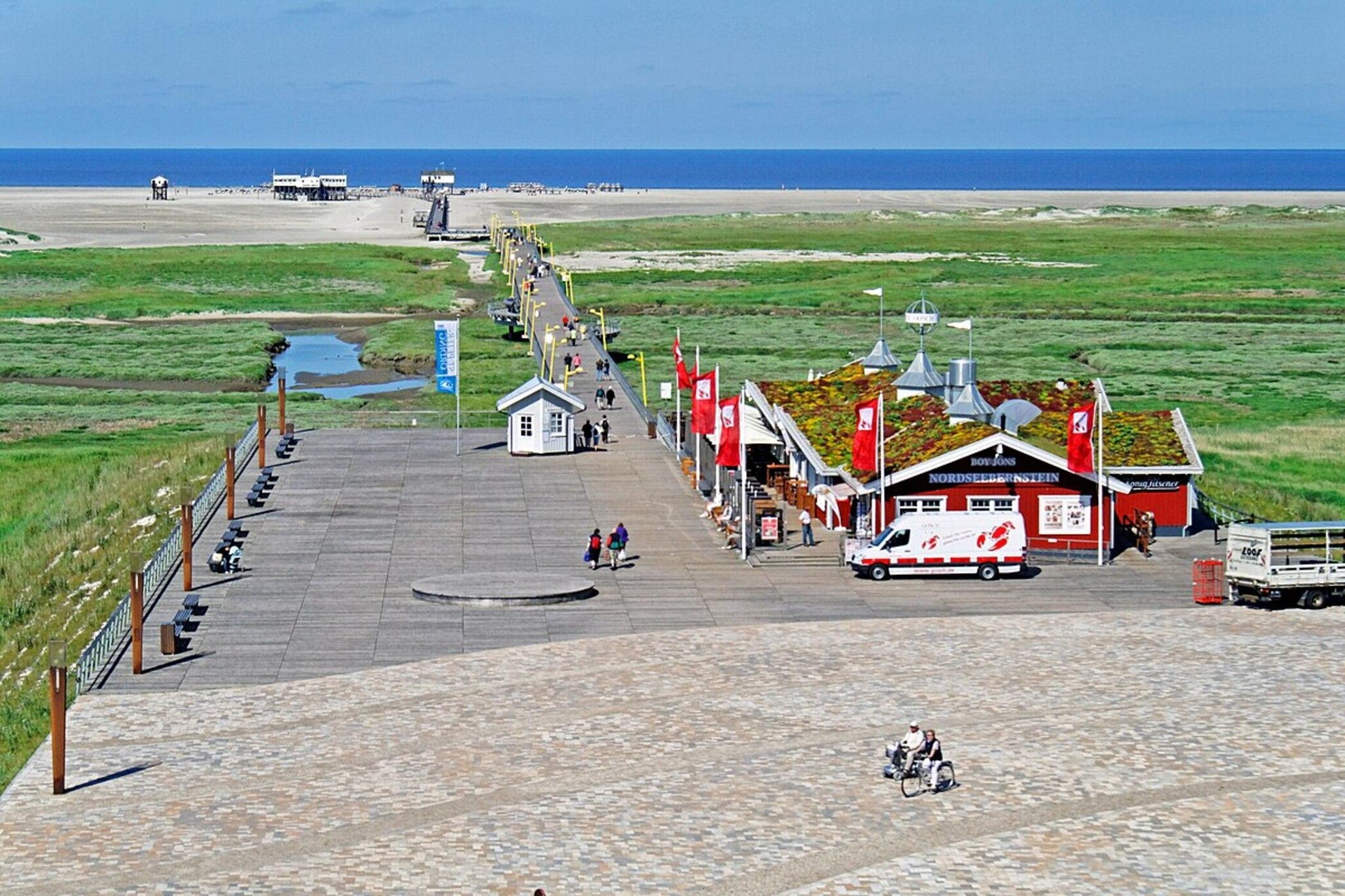 Ferienwohnung Nordseeblick in St Peter-Ording-Gebieden zomer 5km