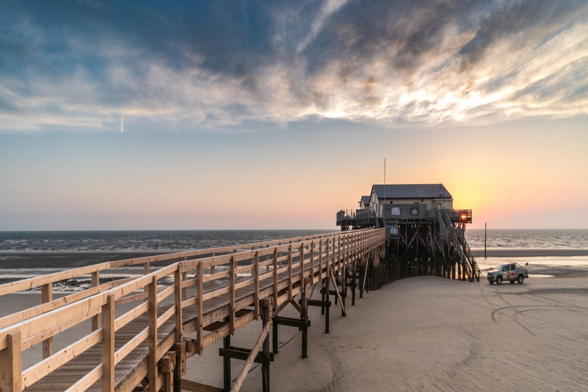 Ferienwohnung Nordseeblick in St Peter-Ording-Gebieden zomer 5km