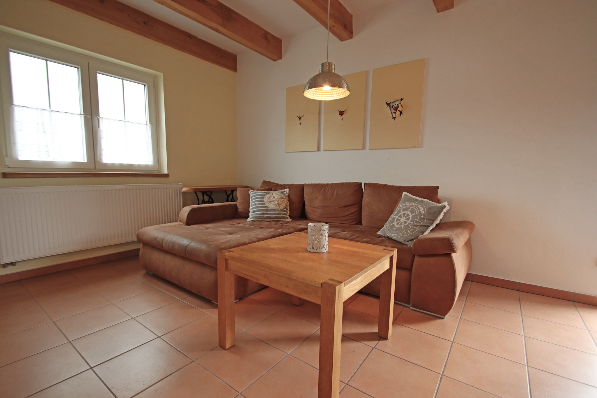 Appartement 4 rechts außen - Woonkamer