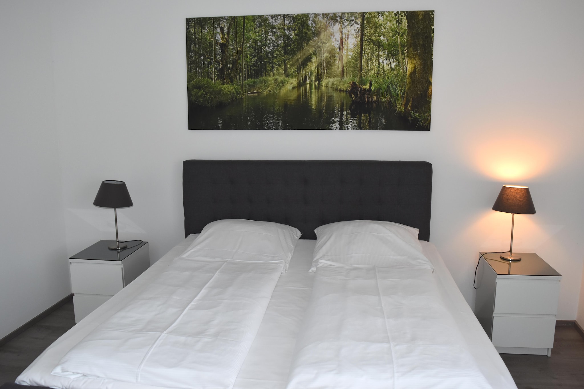 Apartment 65 qm mit Spreeblick-Slaapkamer