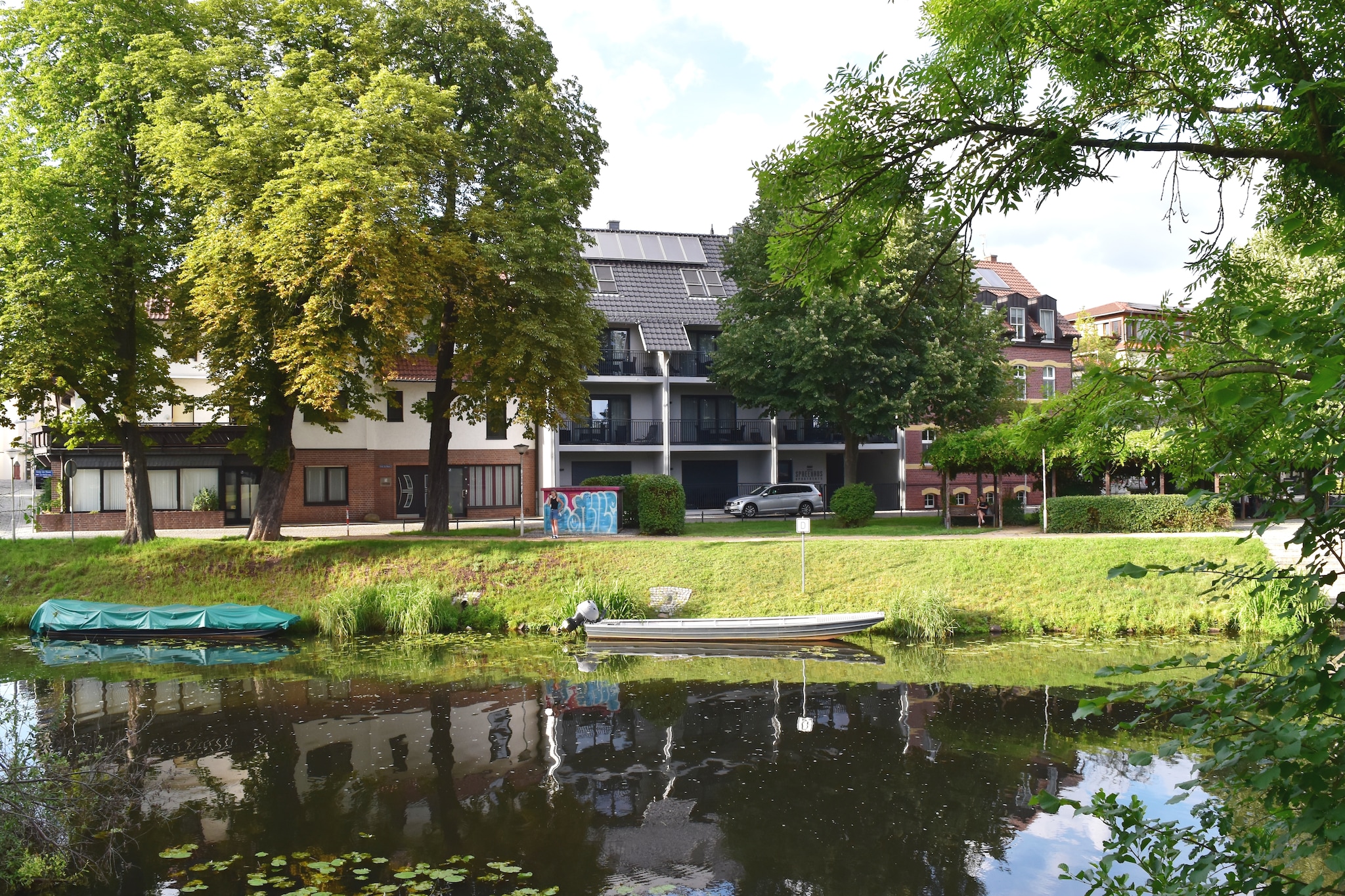 Apartment 75 qm mit Spreeblick-Buitenkant zomer