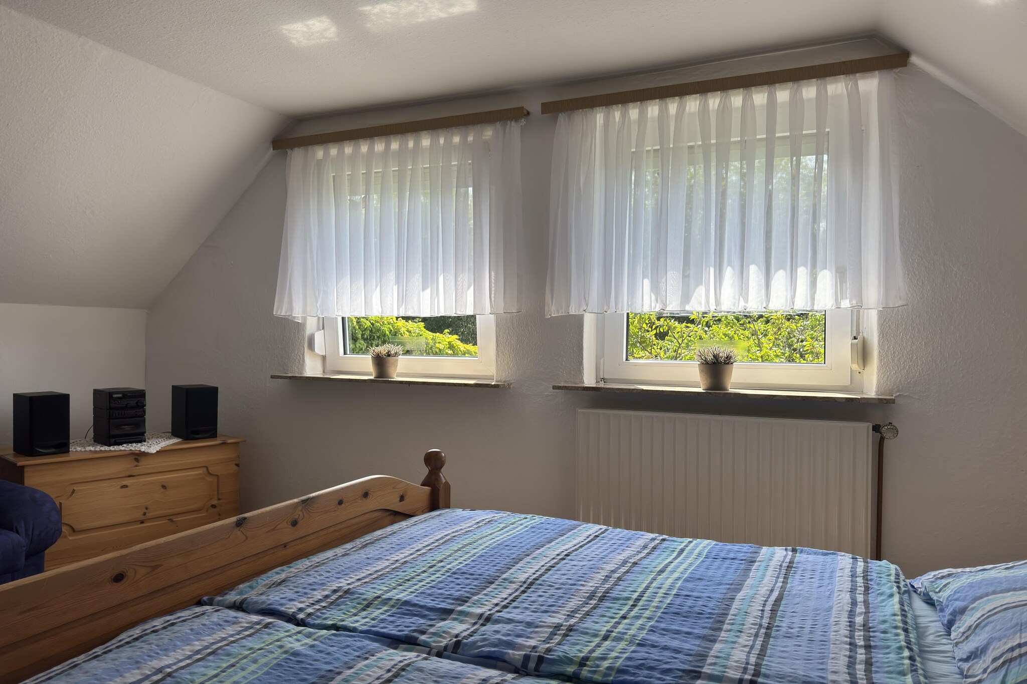 Ferienwohnung Moorhusen-Slaapkamer