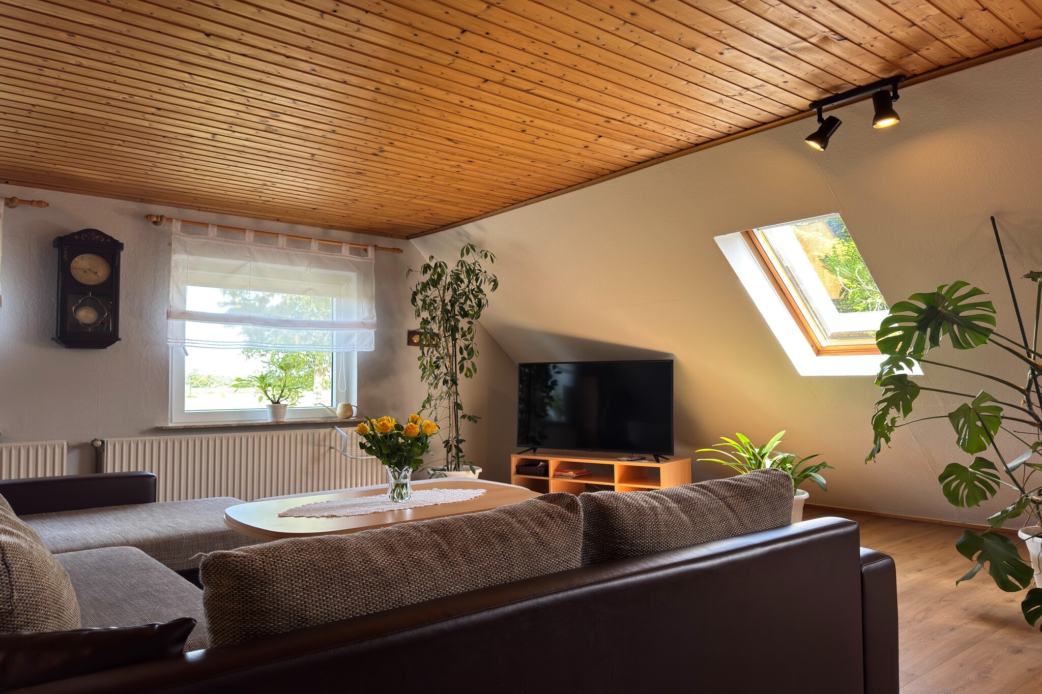 Ferienwohnung Moorhusen-Woonkamer